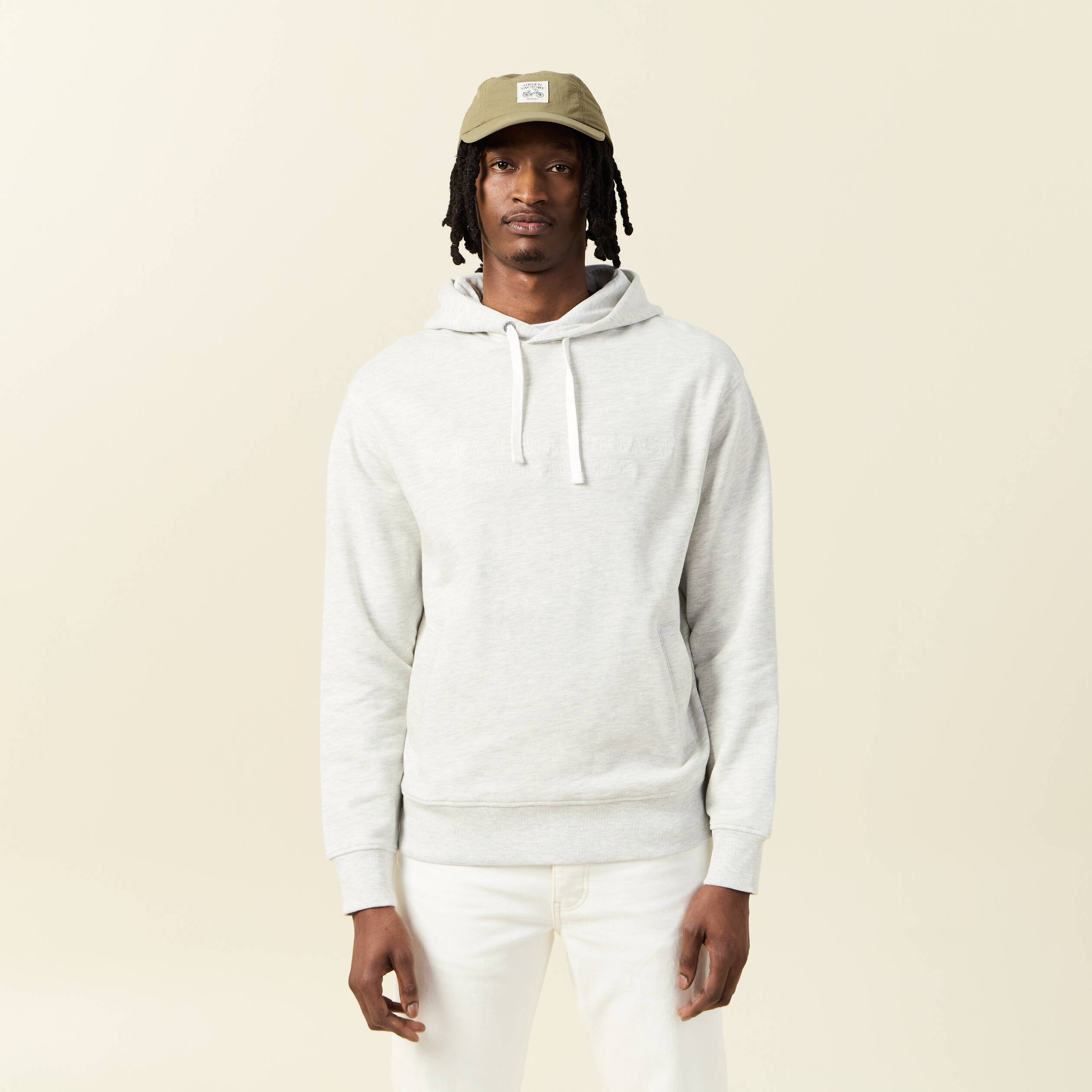 sweat a capuche gris homme Sweat à capuche gris homme