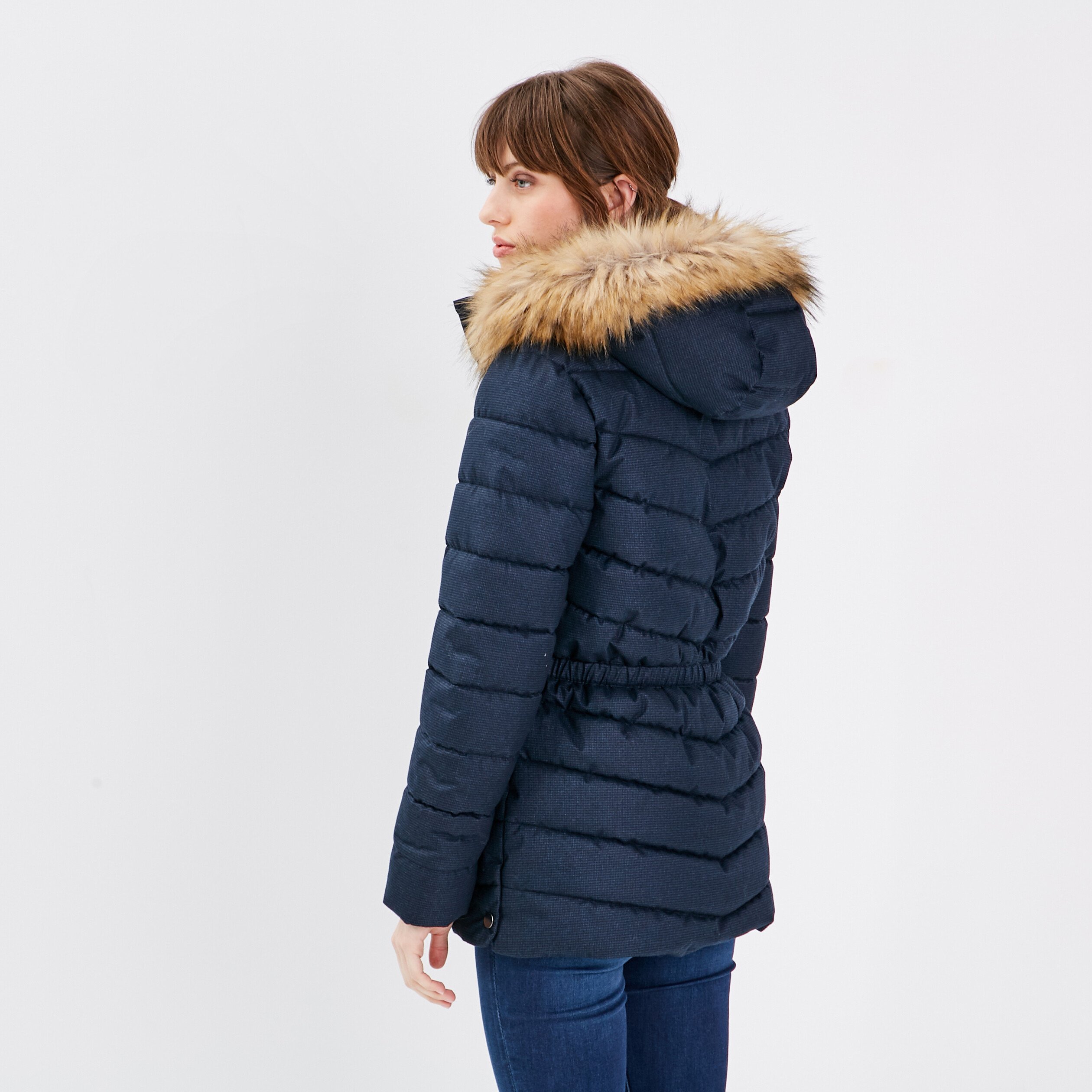 Manteau Doudoune Doudoune Femme Longue CintrÃ©e Jacket Doudoune
