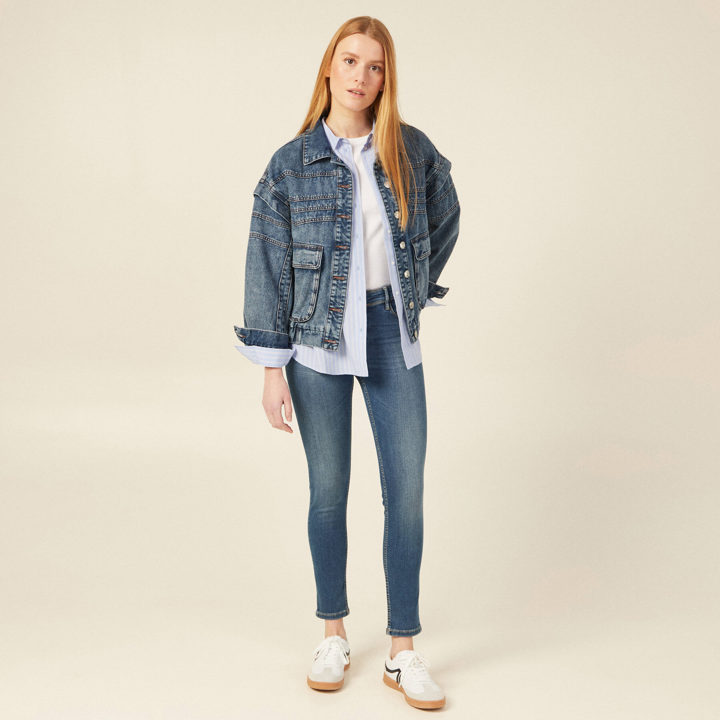 Jean push up femme top