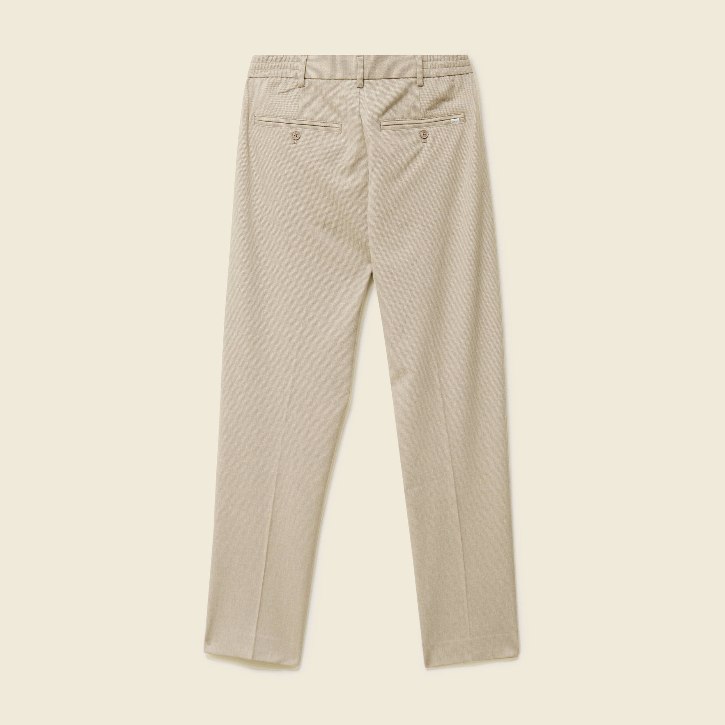 Pantalon droit longueur 32 taupe homme
