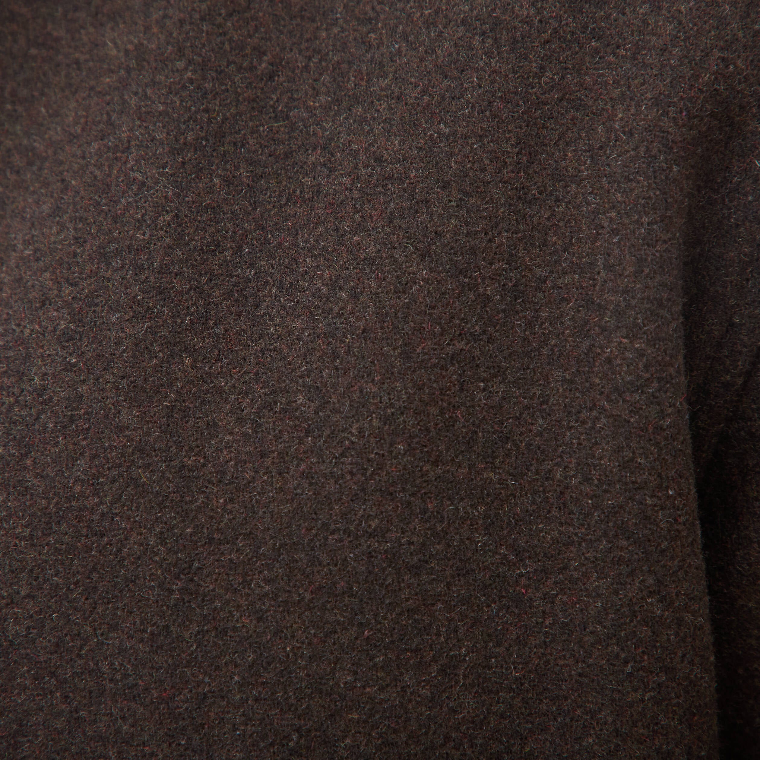 Veste oversize courte col classique marron homme