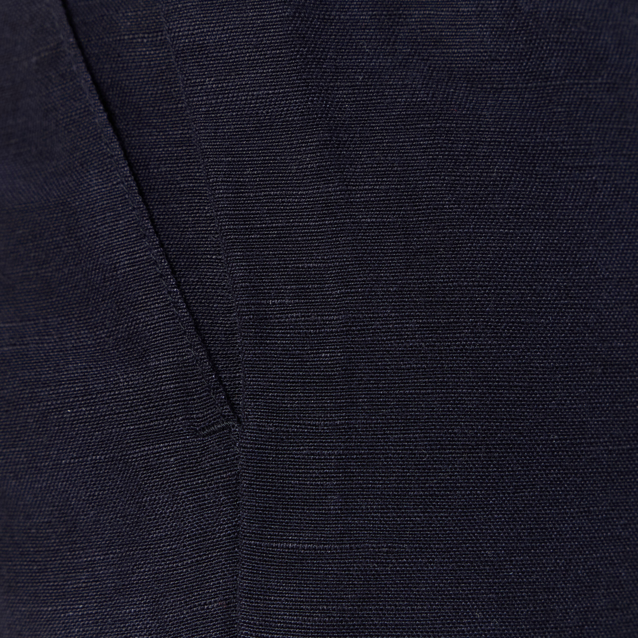 pantalon large a pinces bleu fonce femme Pantalon large à pinces bleu foncé femme