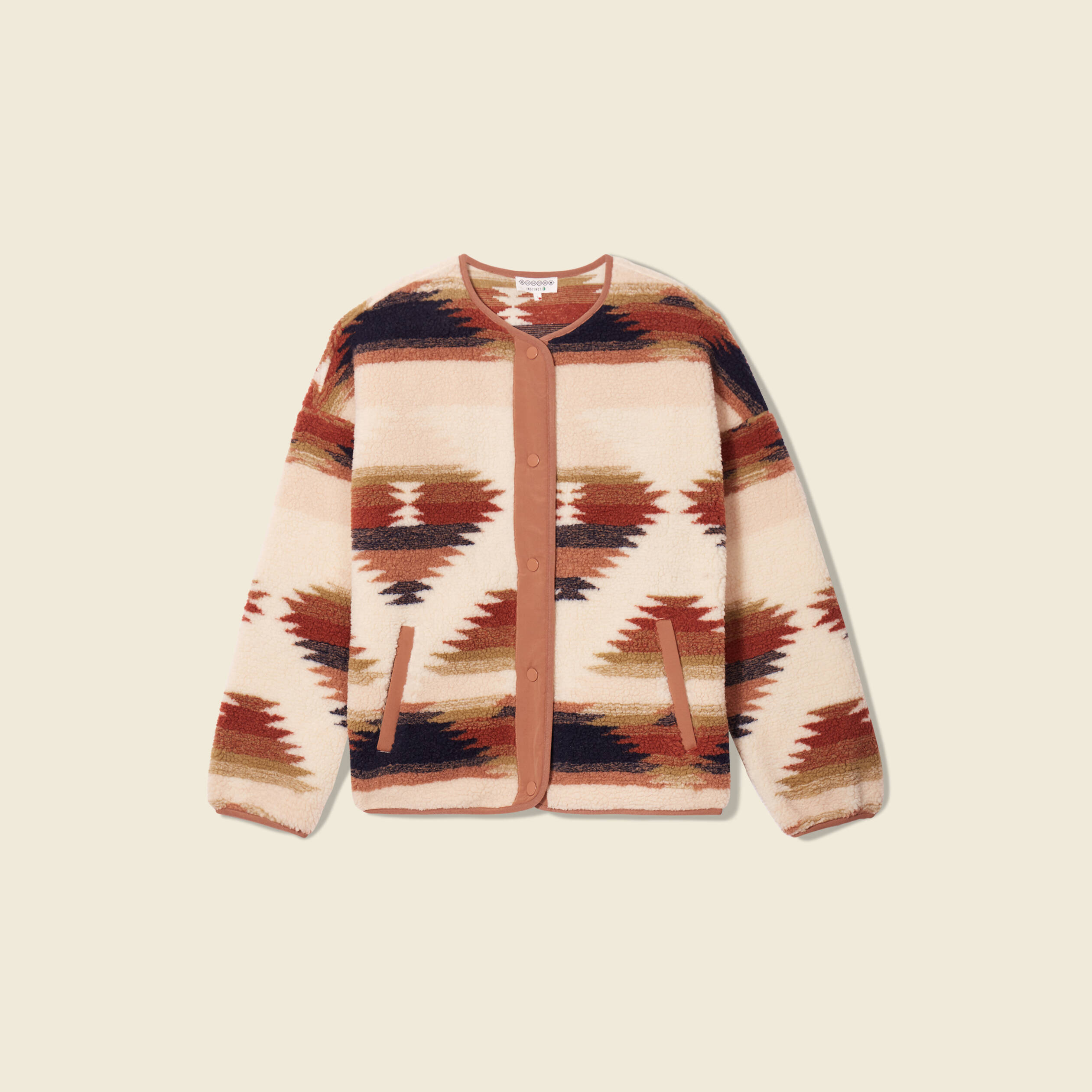 Gilet éco-responsable ecru femme