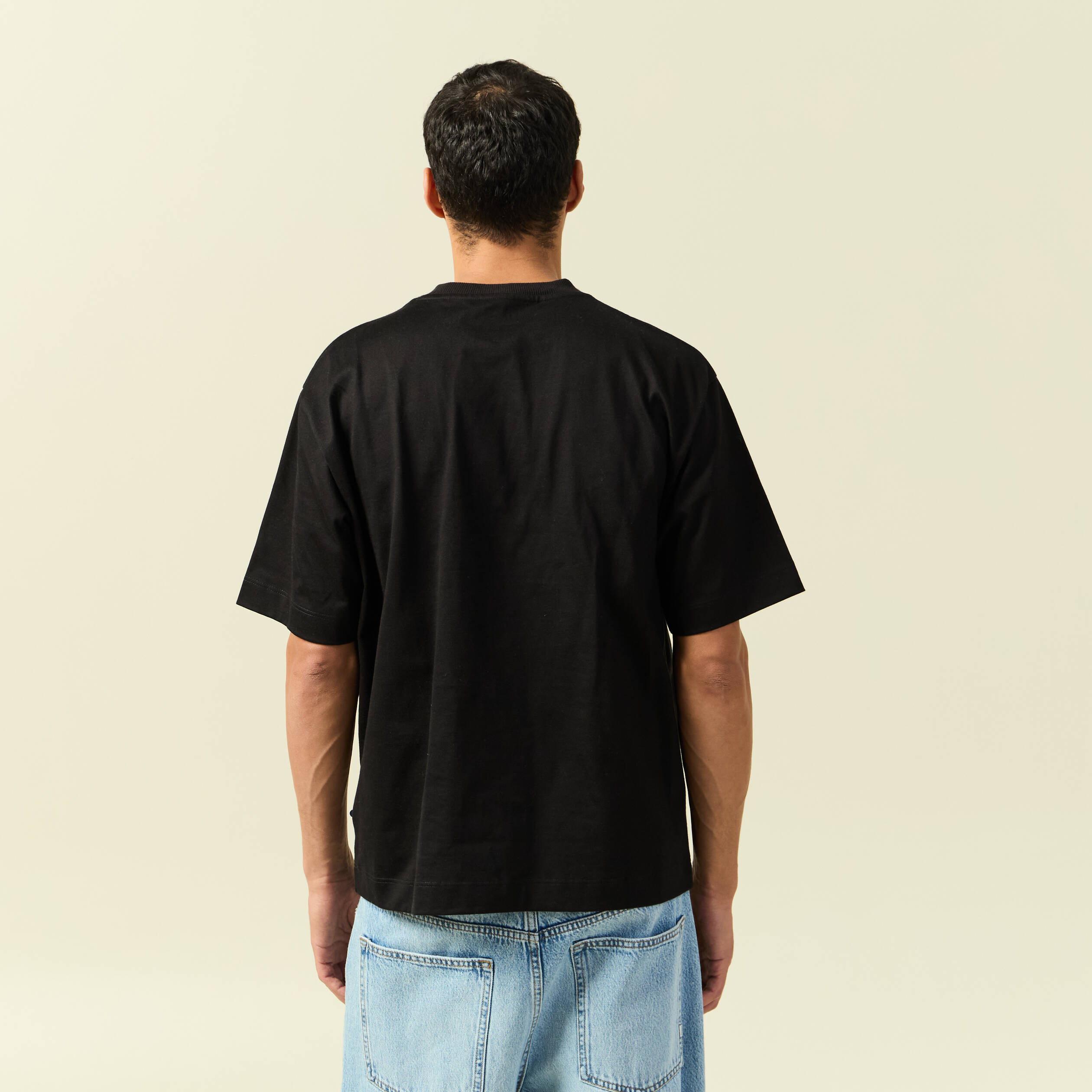 T-shirt en coton noir homme
