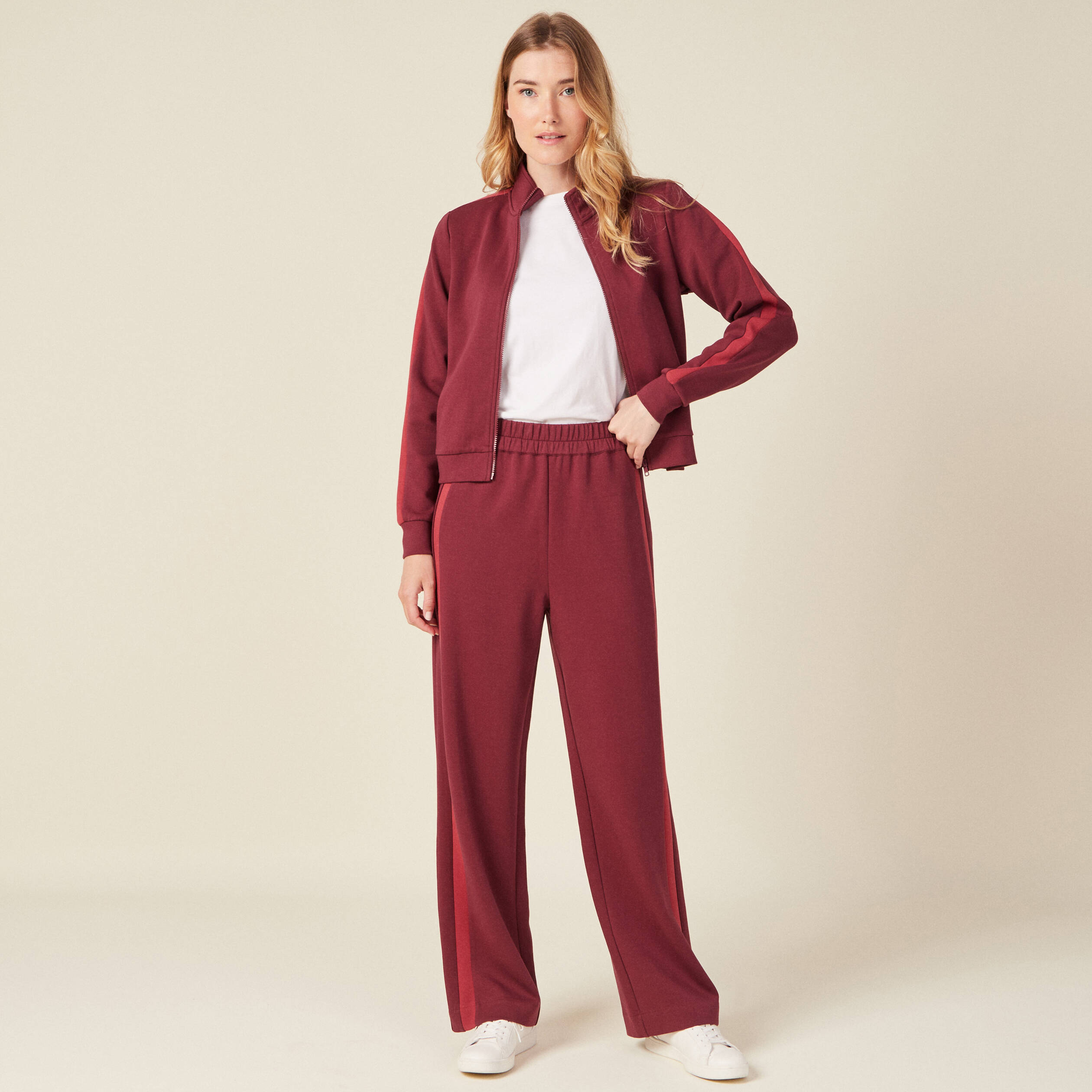 Pantalon survetement large femme deals