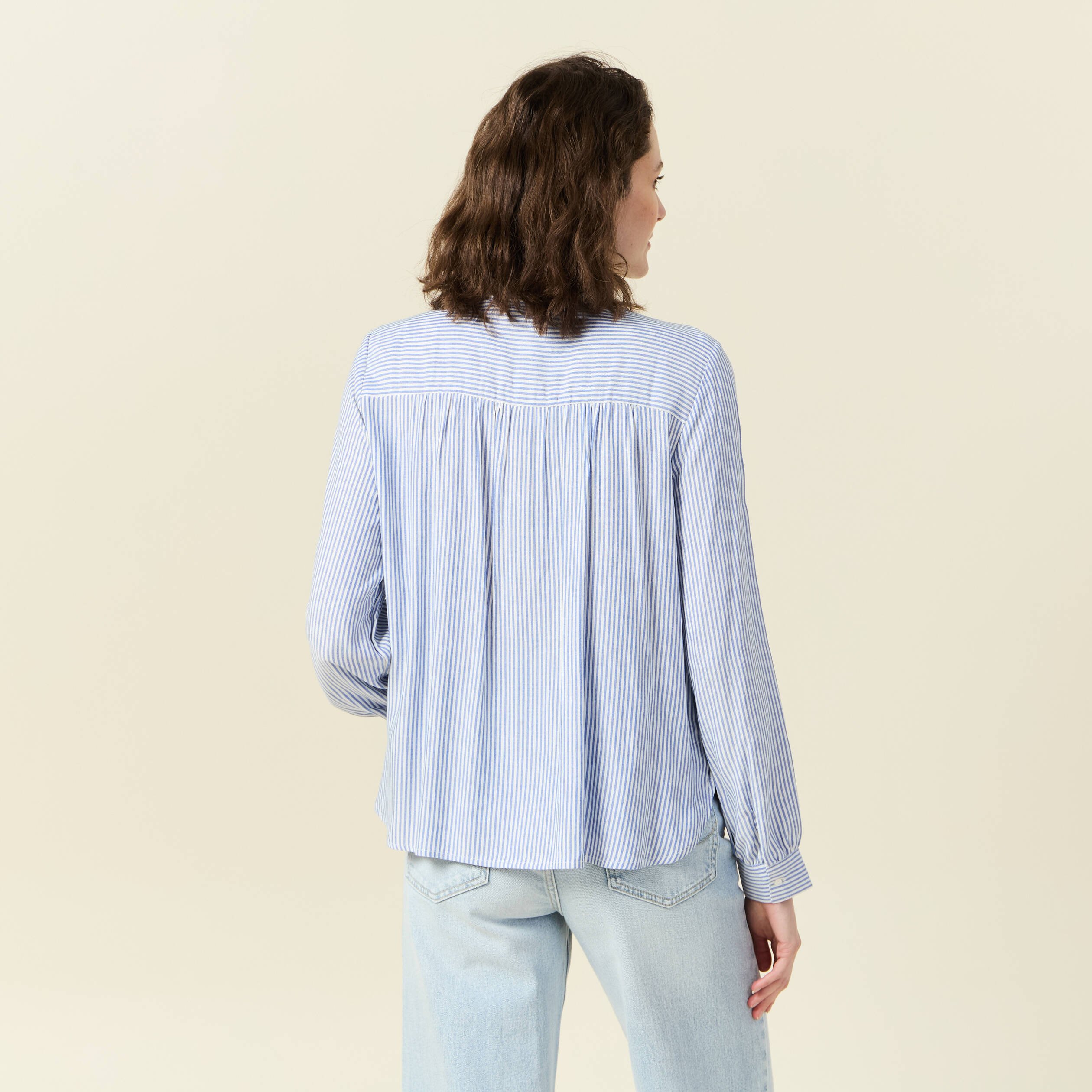 blouse manches longues ecru femme Blouse manches longues ecru femme