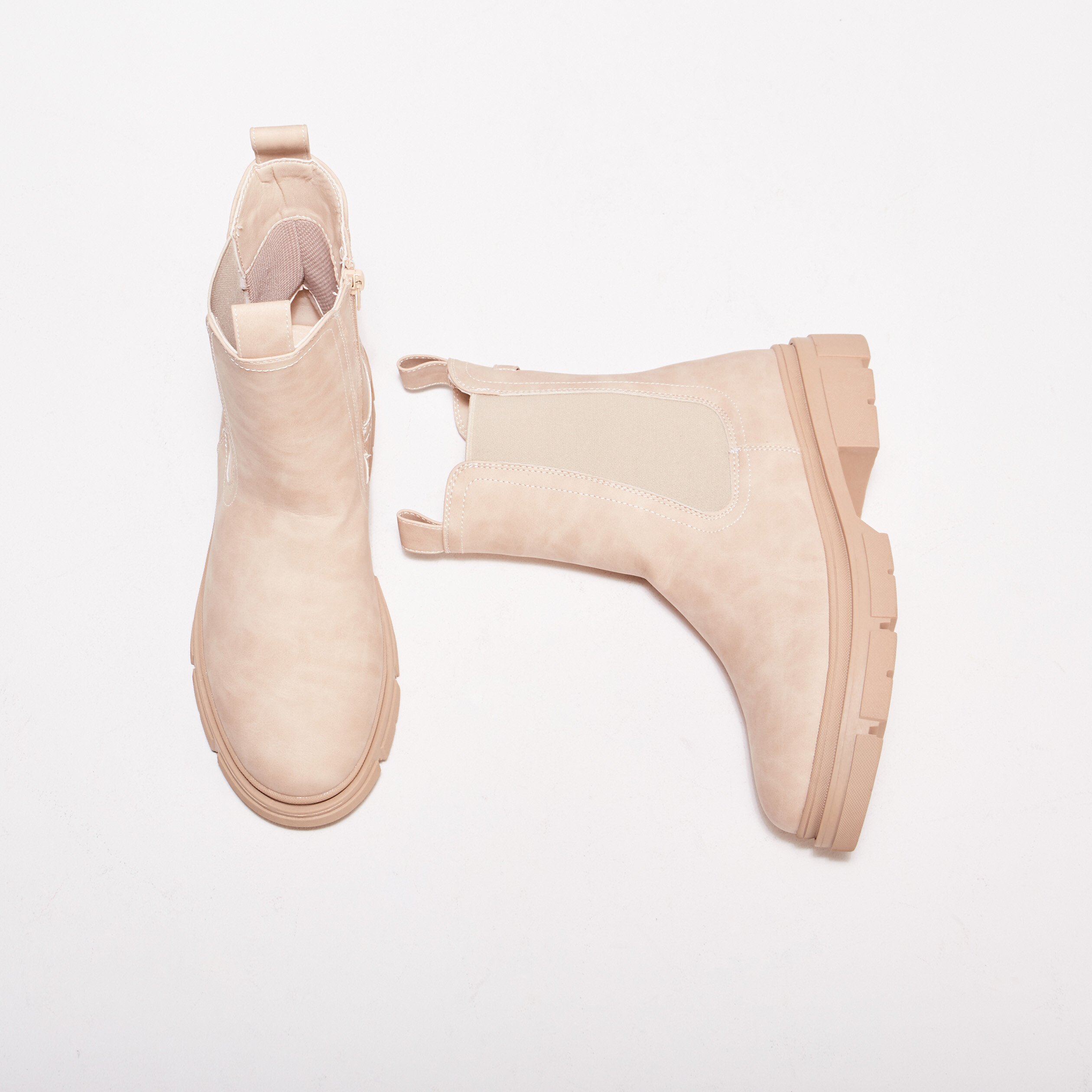 Boots creme femme clearance