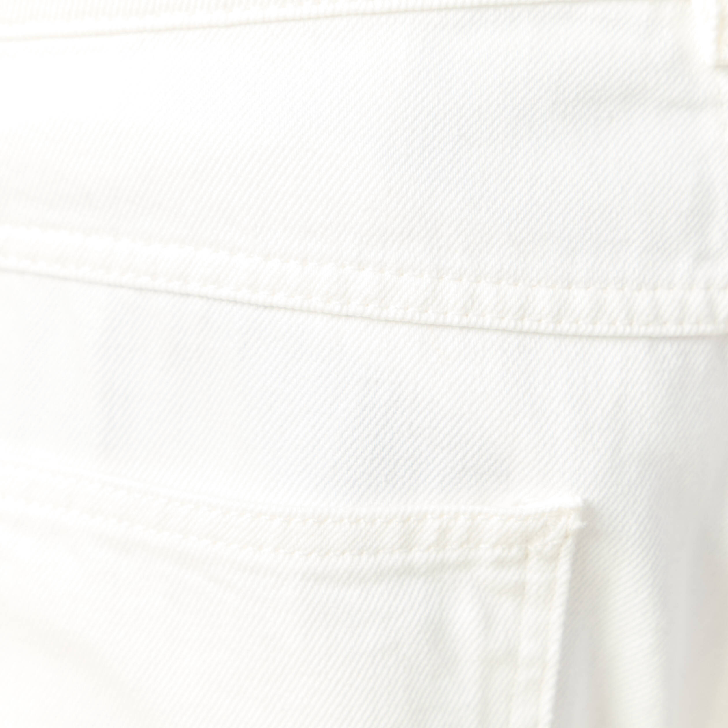 Jeans chino droit longueur 32 denim blanc homme