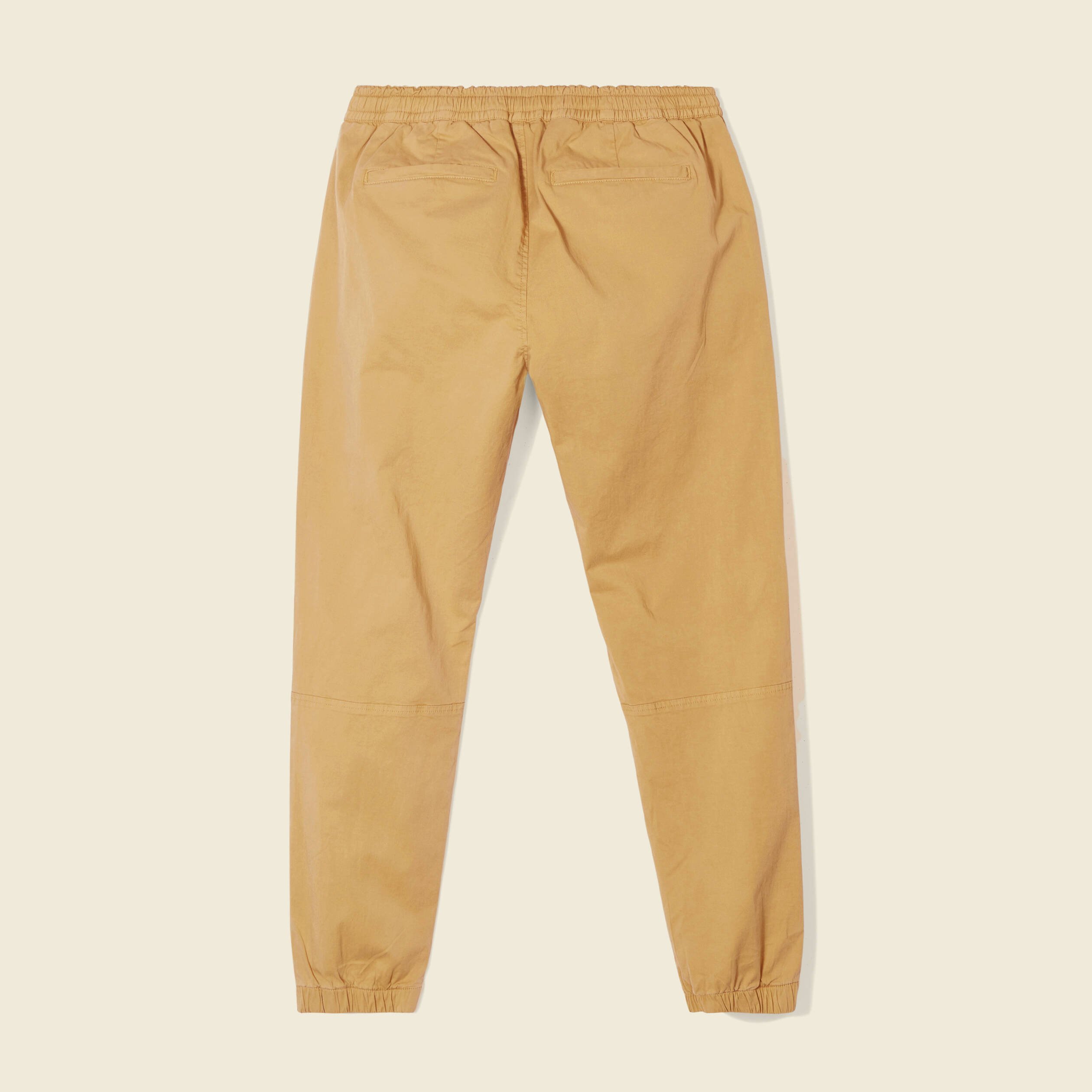 jogger droit bas resserre vert olive homme Jogger droit bas resserré vert olive homme