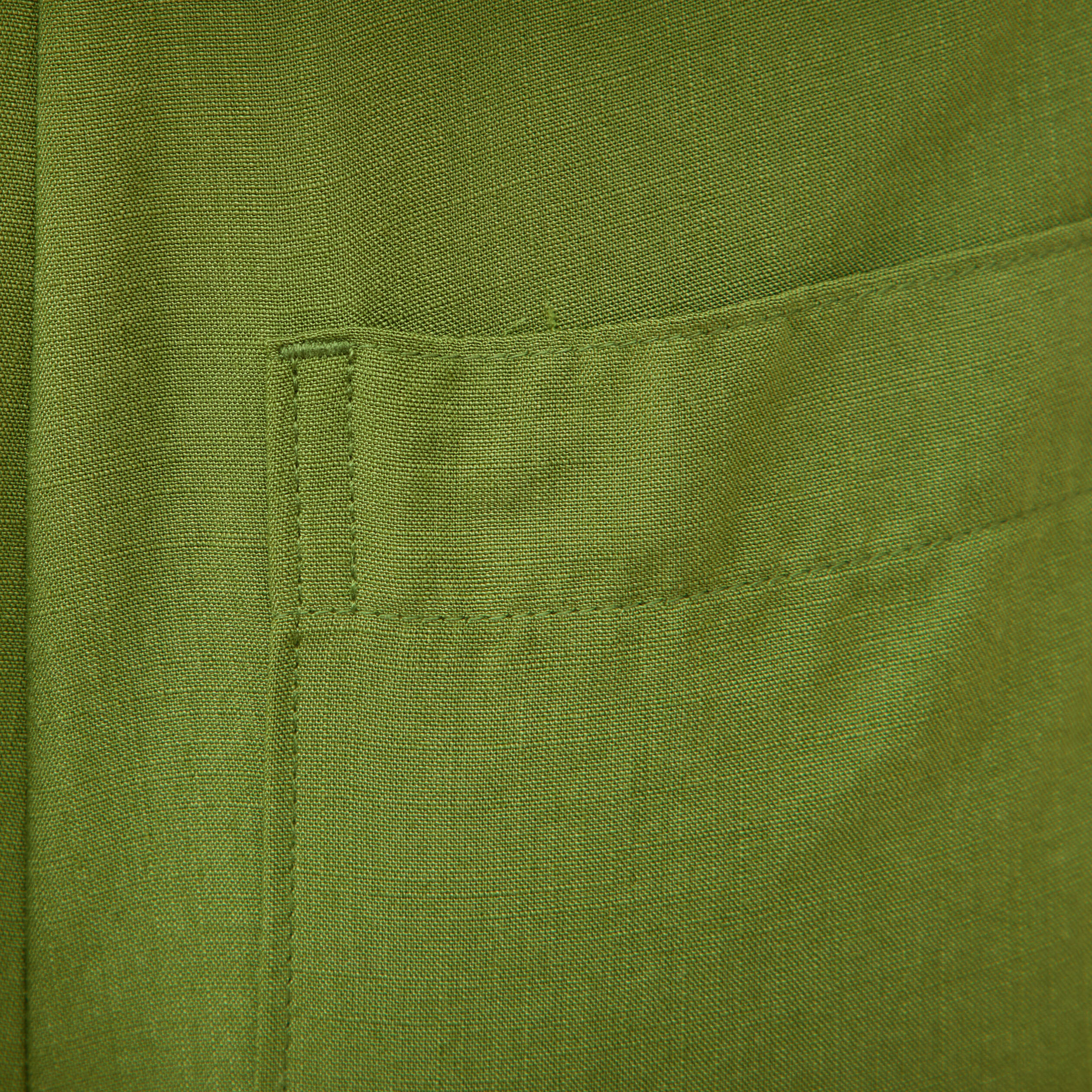 Pantalon taille standard vert olive femme