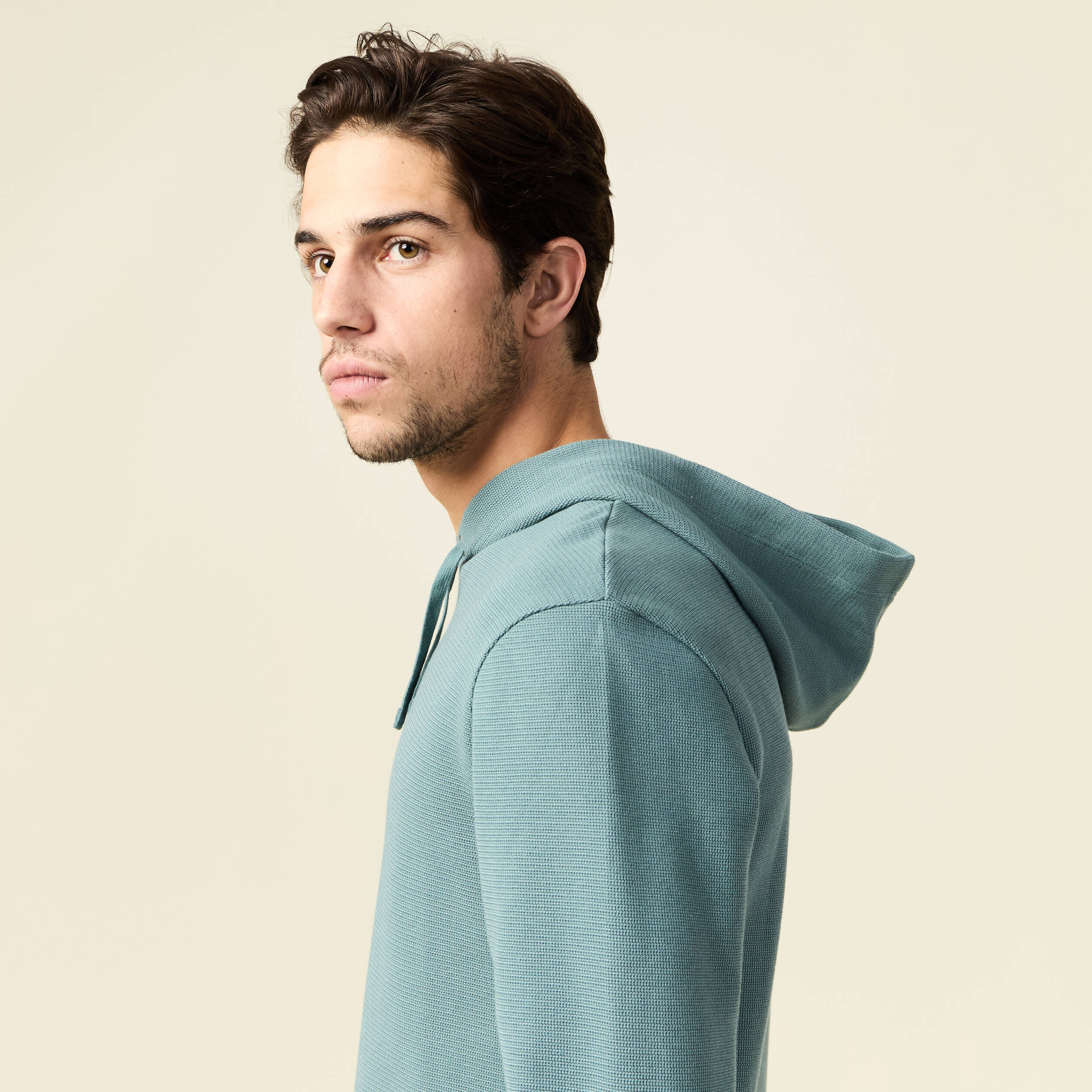 t shirt a capuche vert fonce homme T-shirt à capuche vert foncé homme