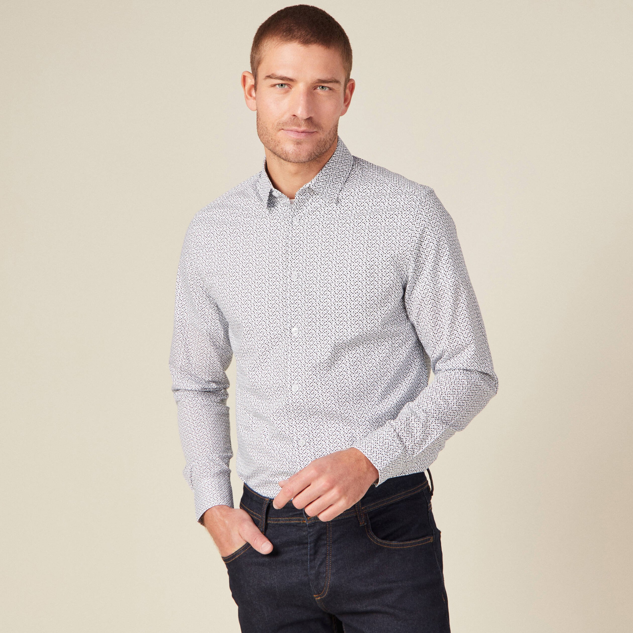 Chemise blanc homme Bonobo