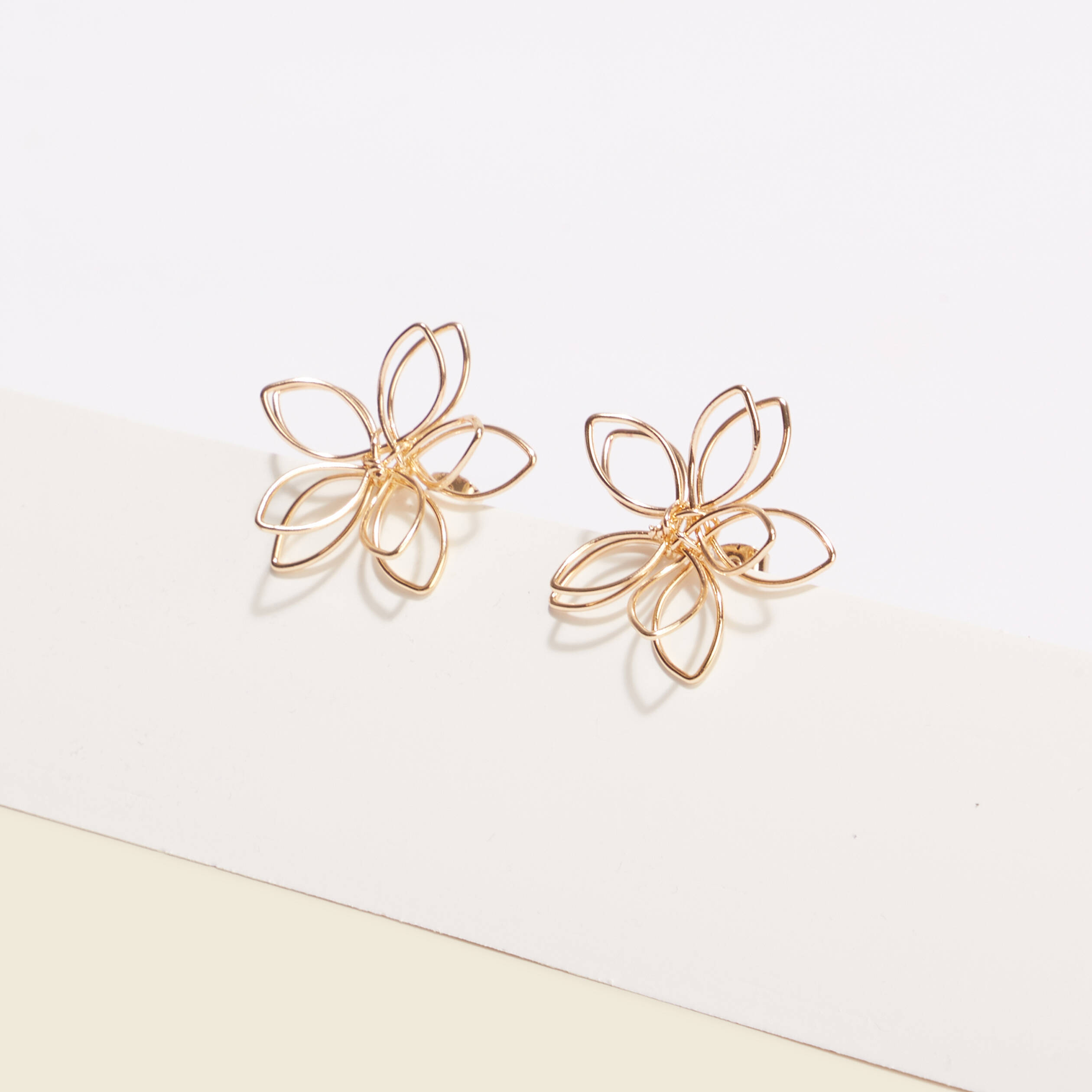boucles doreilles clous couleur or femme Boucles d'oreilles clous couleur or femme