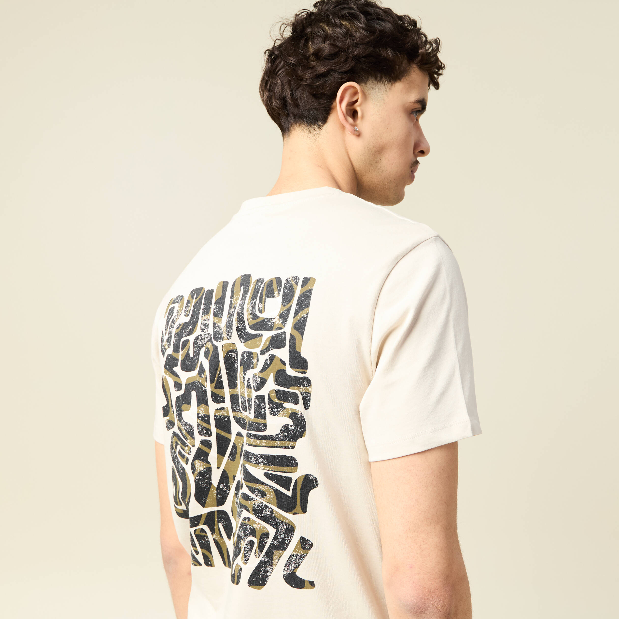 T-shirt manches courtes sable homme
