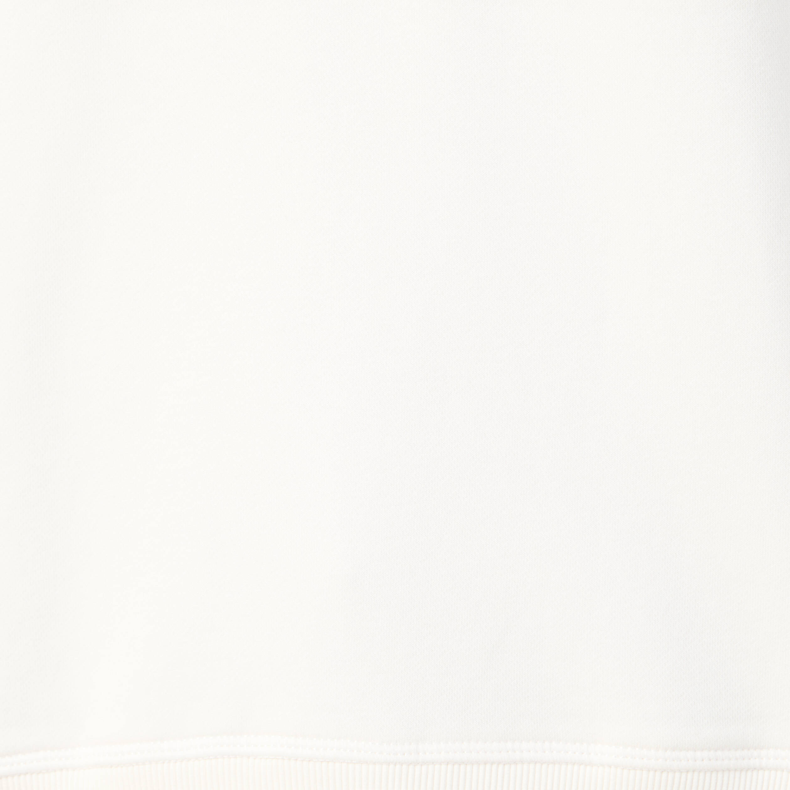 Sweat oversize col rond manches longues ecru homme