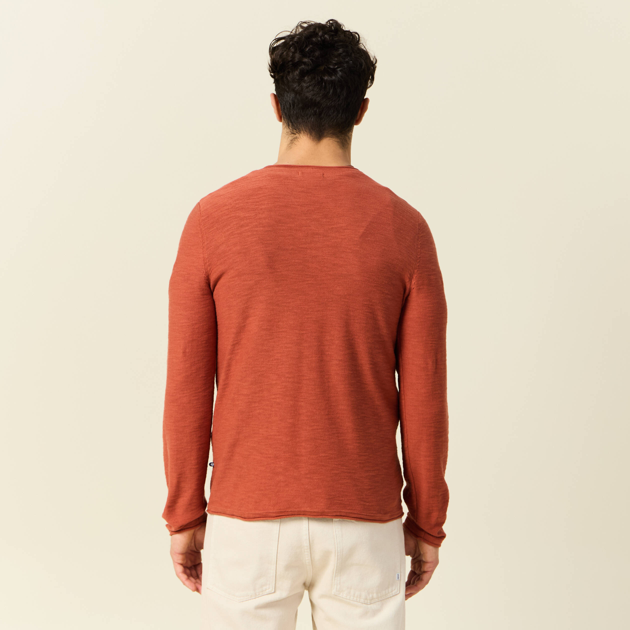 Crew Clothing Chemise à Manches Longues Homme Rose