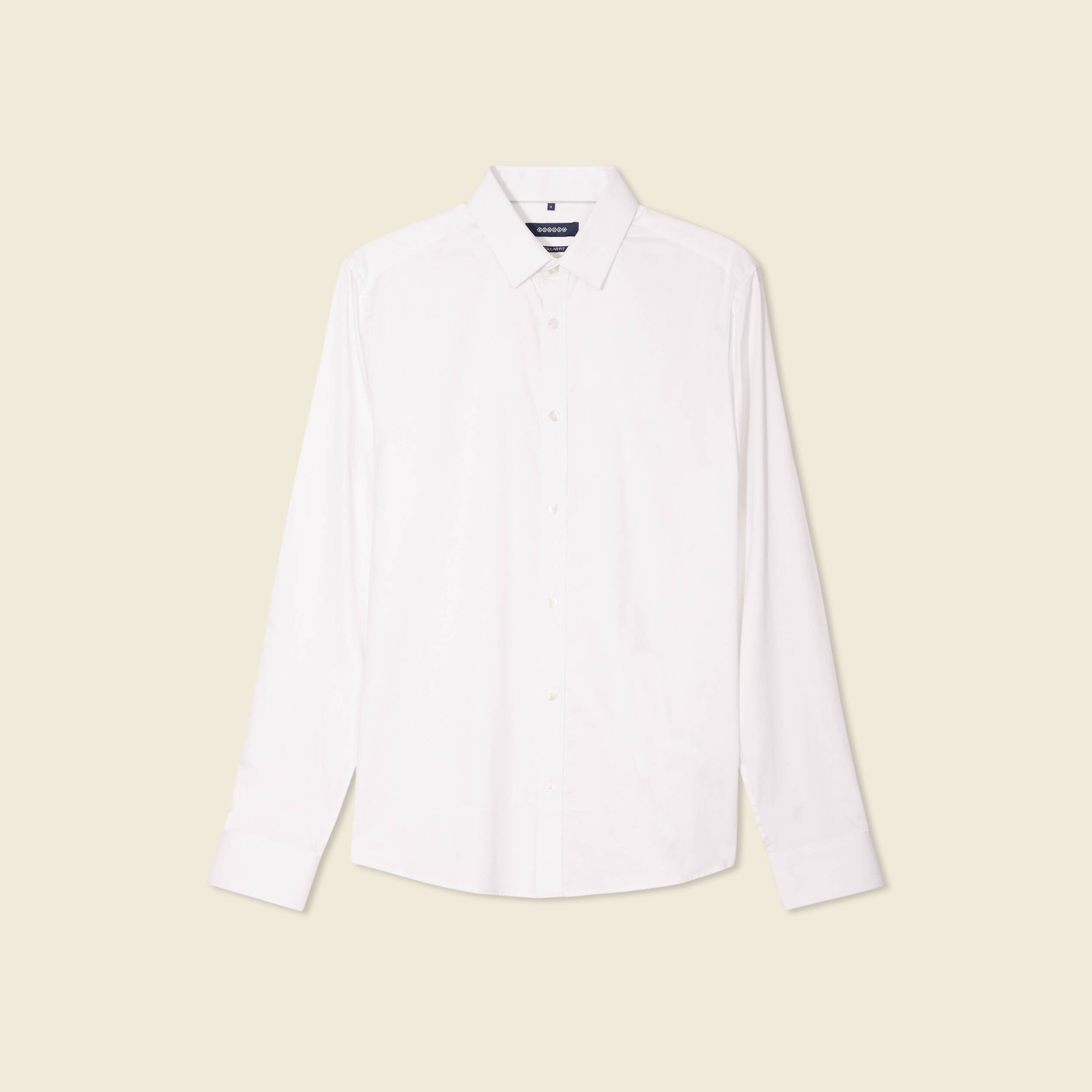 chemise manches longues blanc homme Chemise manches longues blanc homme