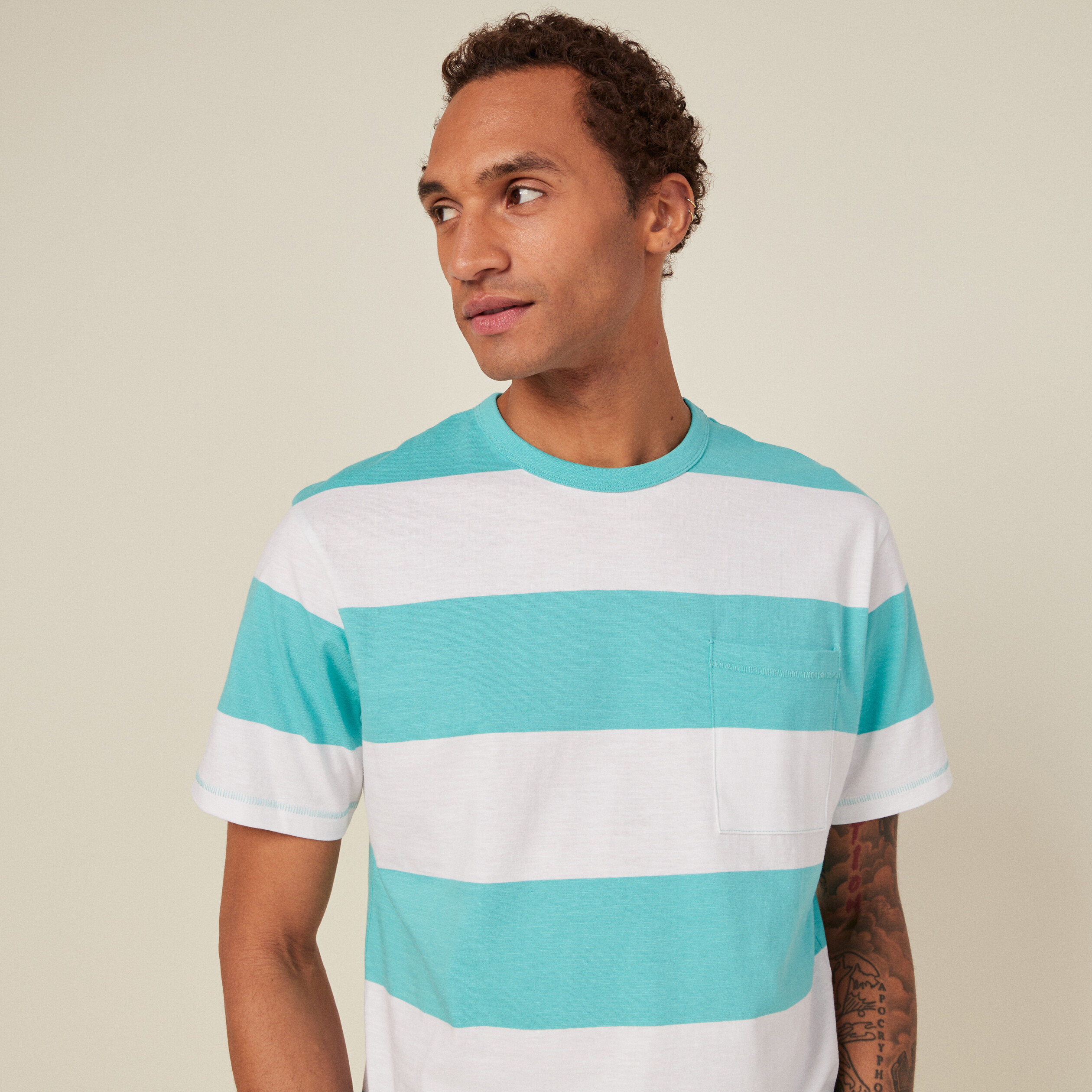 T-shirt Tom Et Jerry Homme – Blanc, Manches Courtes, Coton, Drôle, K834