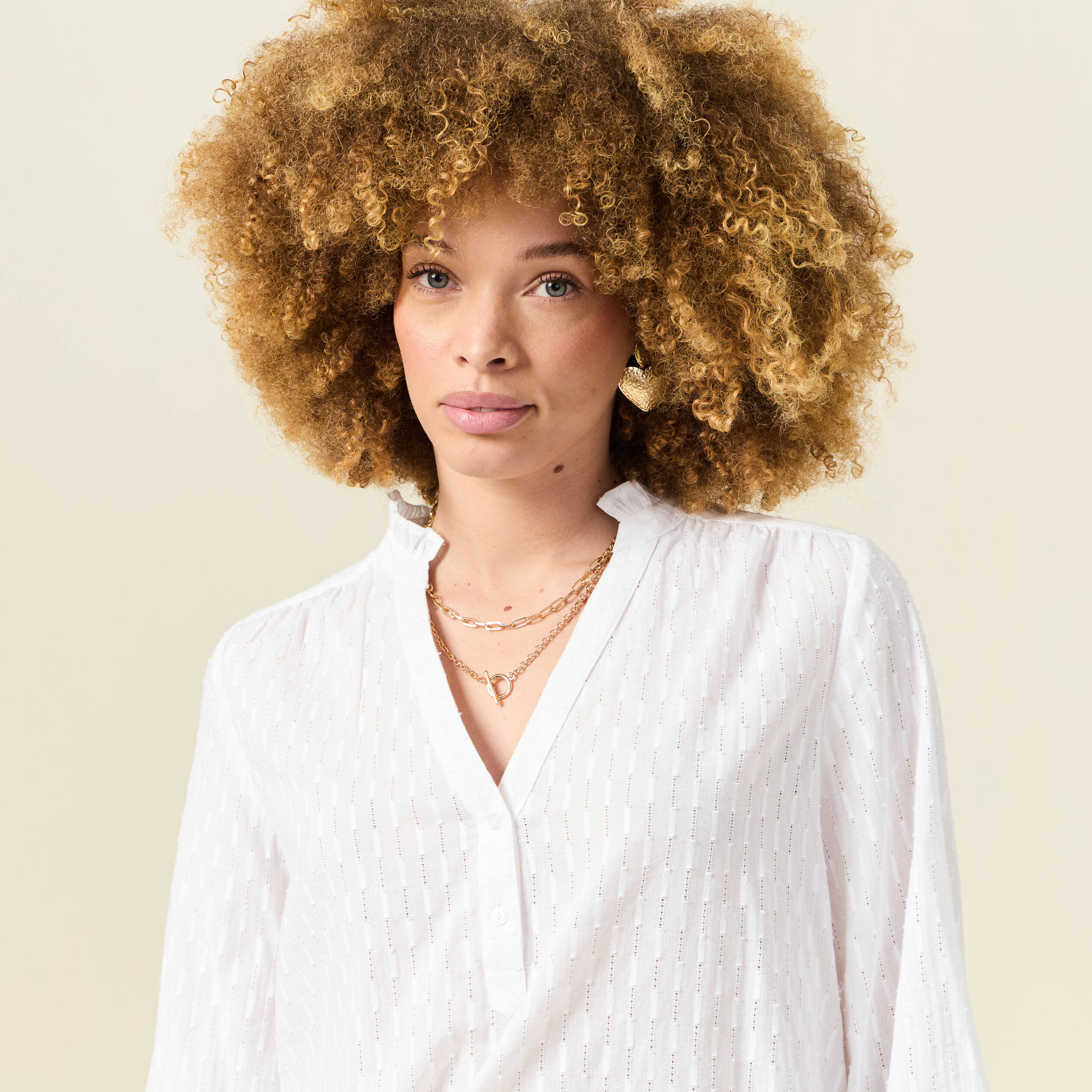 blouse manches longues blanc femme Blouse manches longues blanc femme