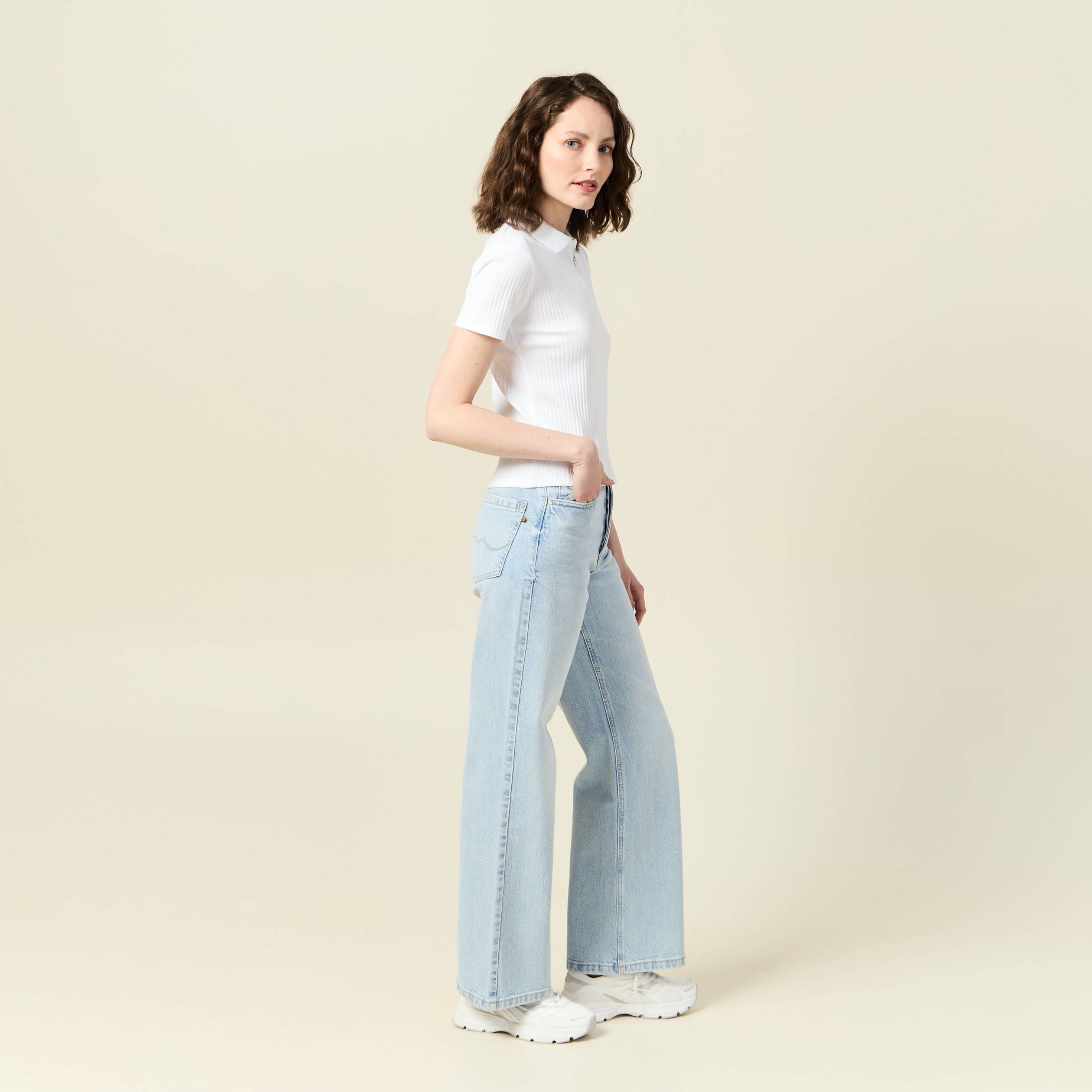 polo manches courtes blanc femme Polo manches courtes blanc femme
