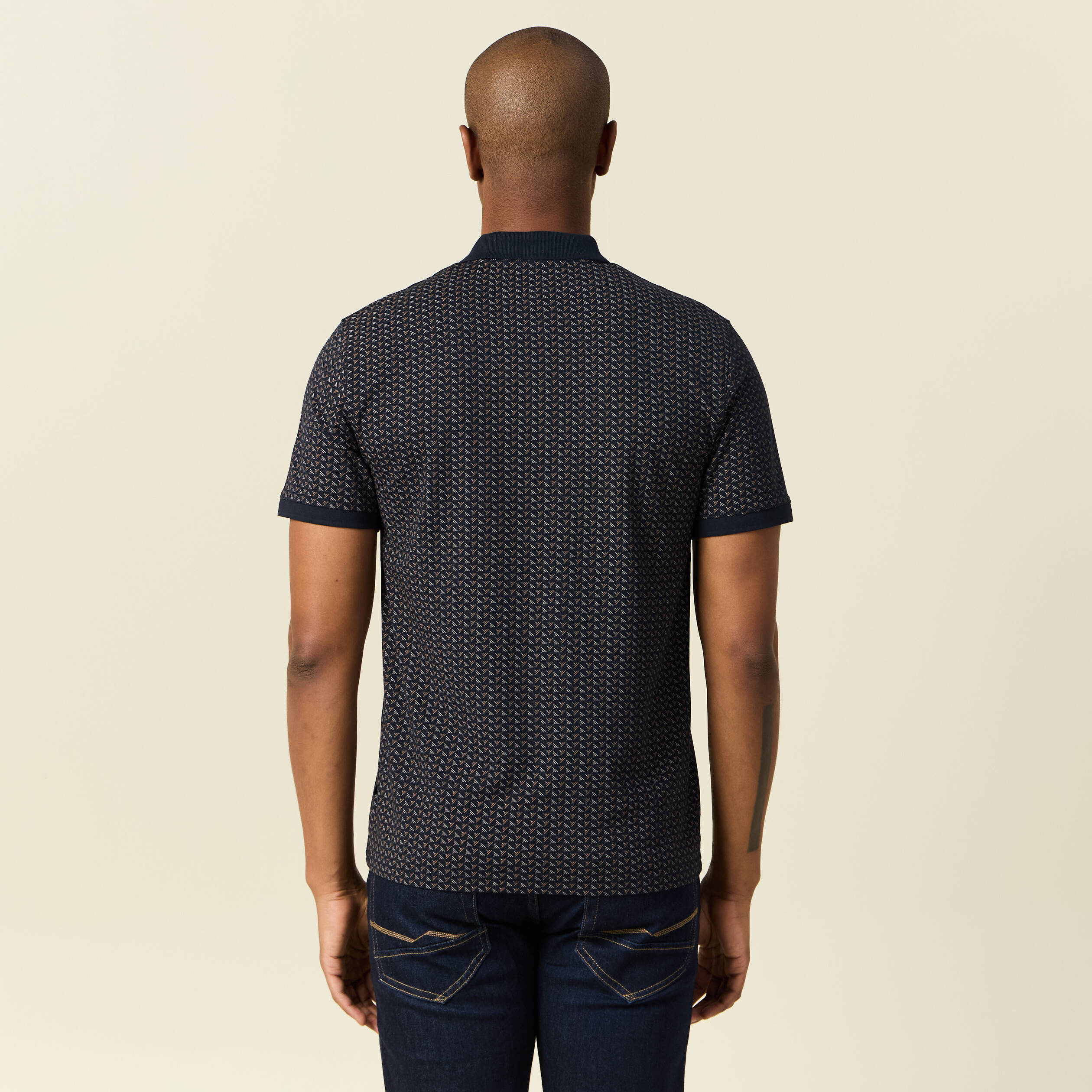 polo eco responsable bleu marine homme Polo éco-responsable bleu marine homme