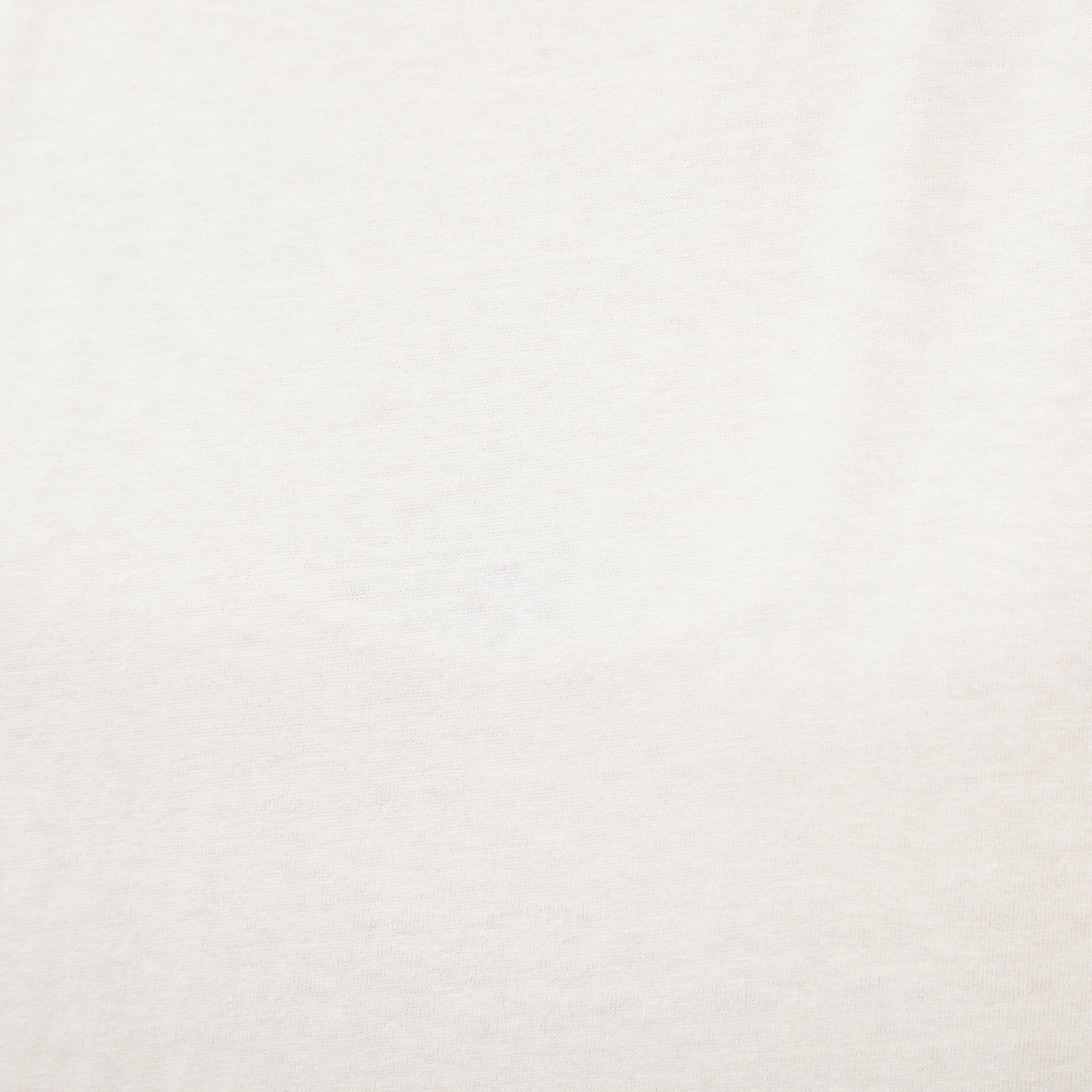 T-shirt en coton sans manches creme femme