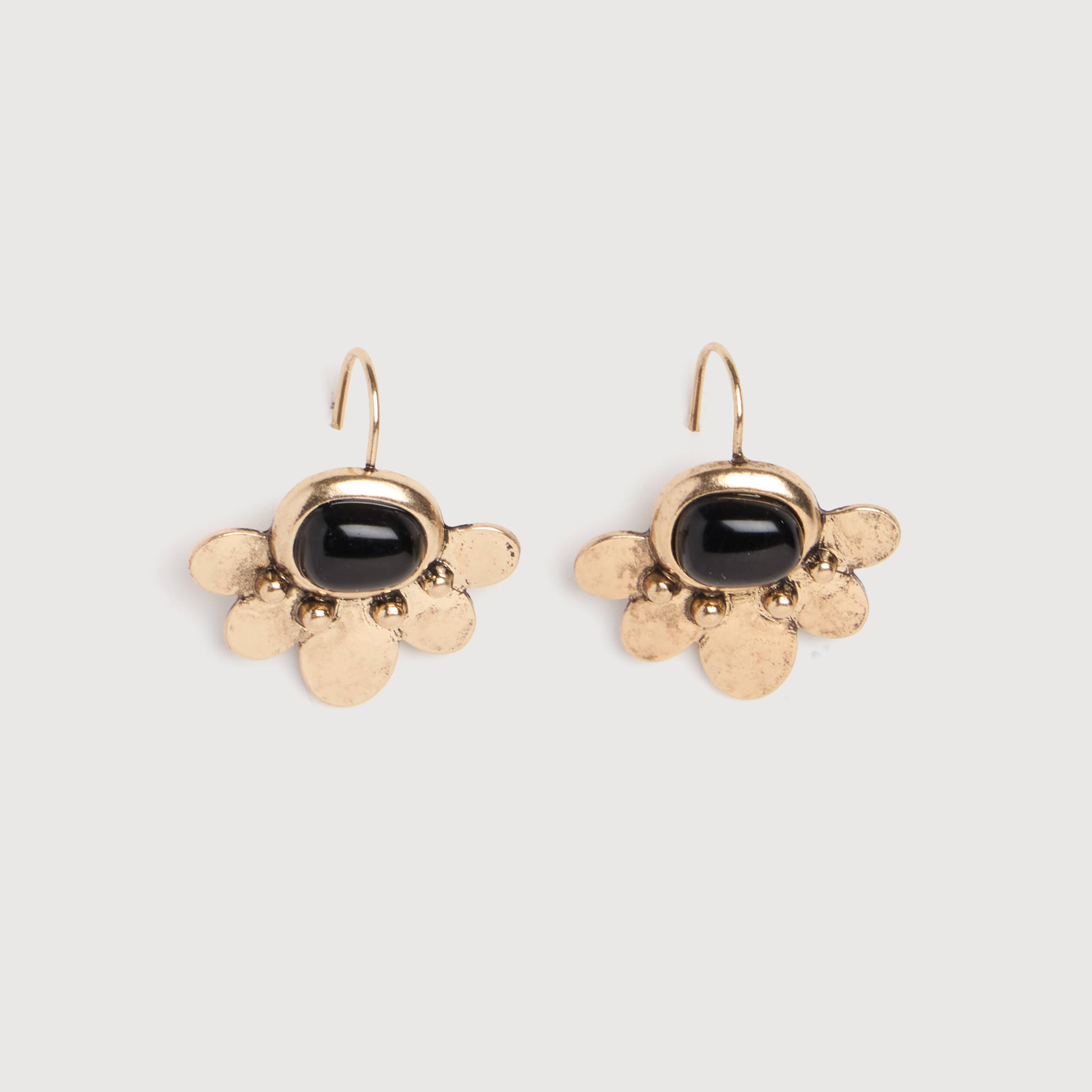 Boucles d'oreilles noir femme