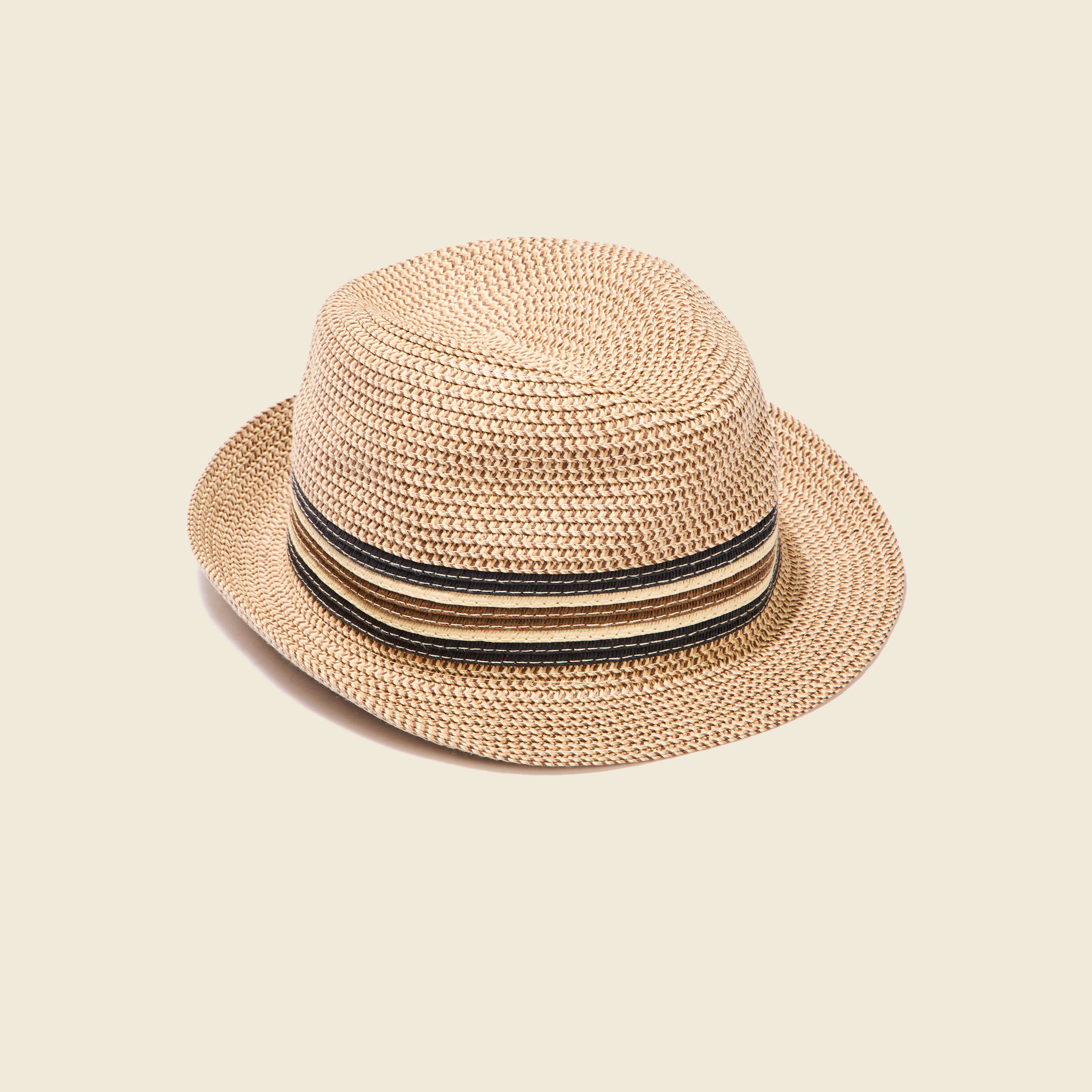 chapeau trilby tresse sable homme Chapeau trilby tressé sable homme