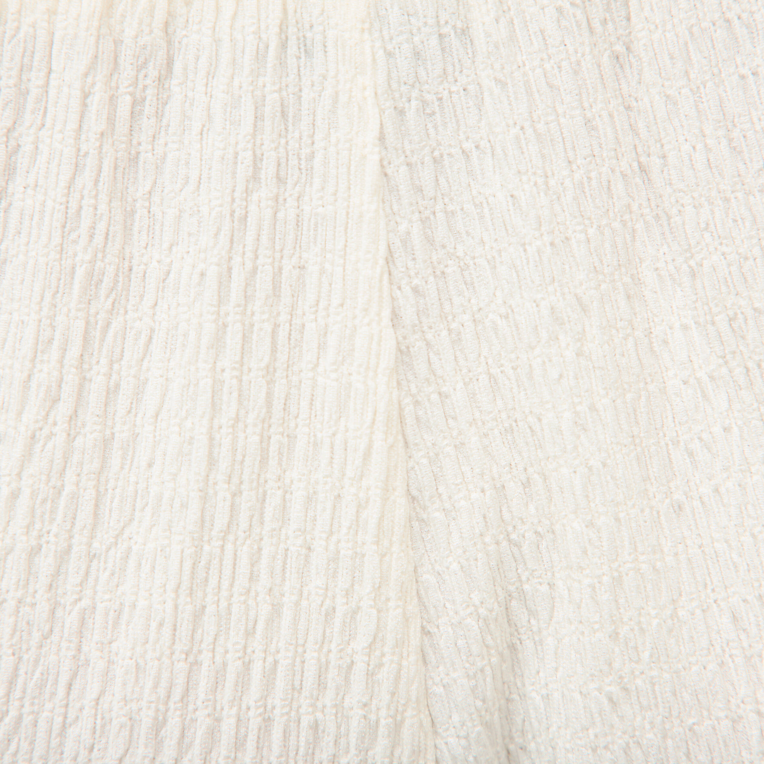 Pantalon loose avec ceinture creme femme