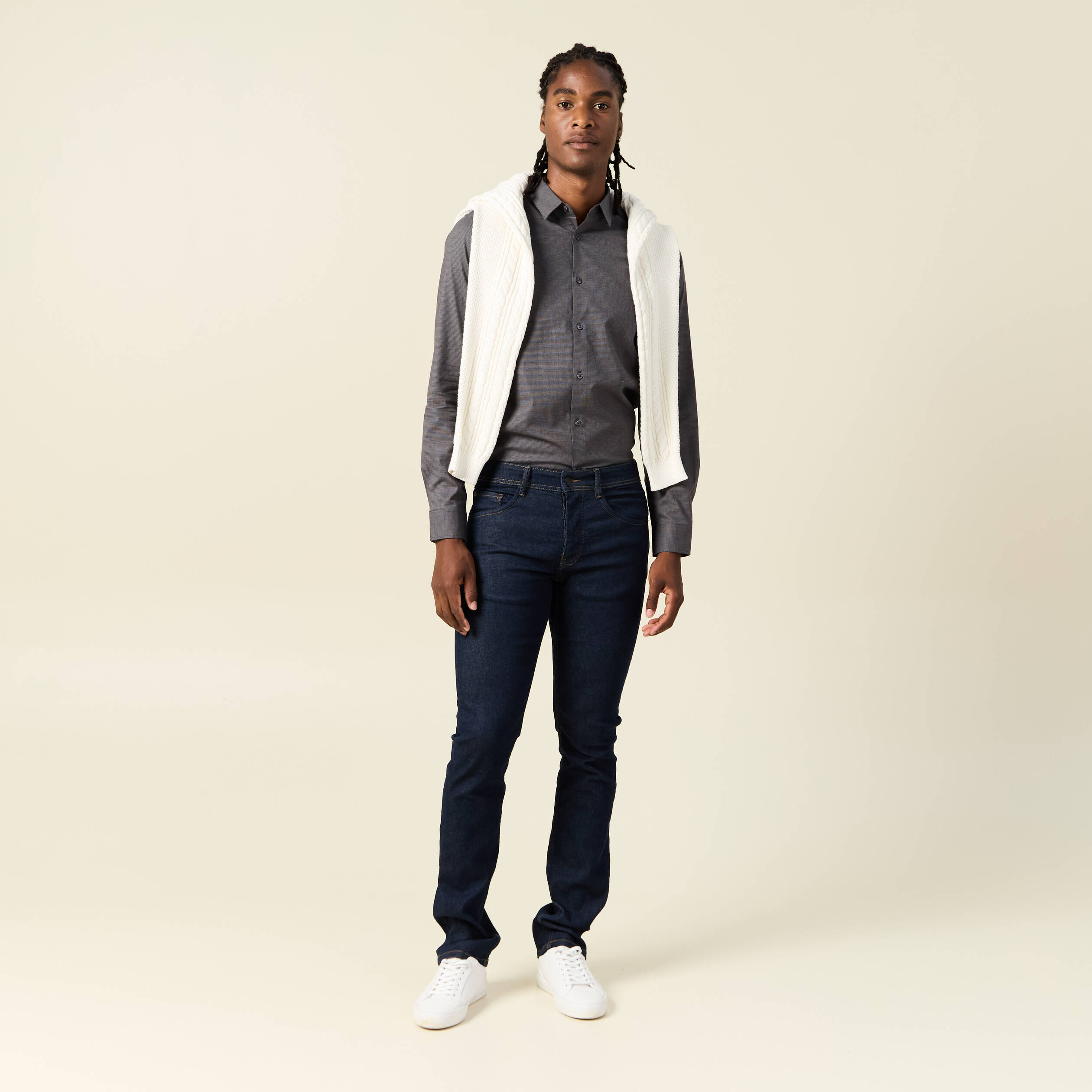 chemise eco responsable gris homme Chemise éco-responsable gris homme