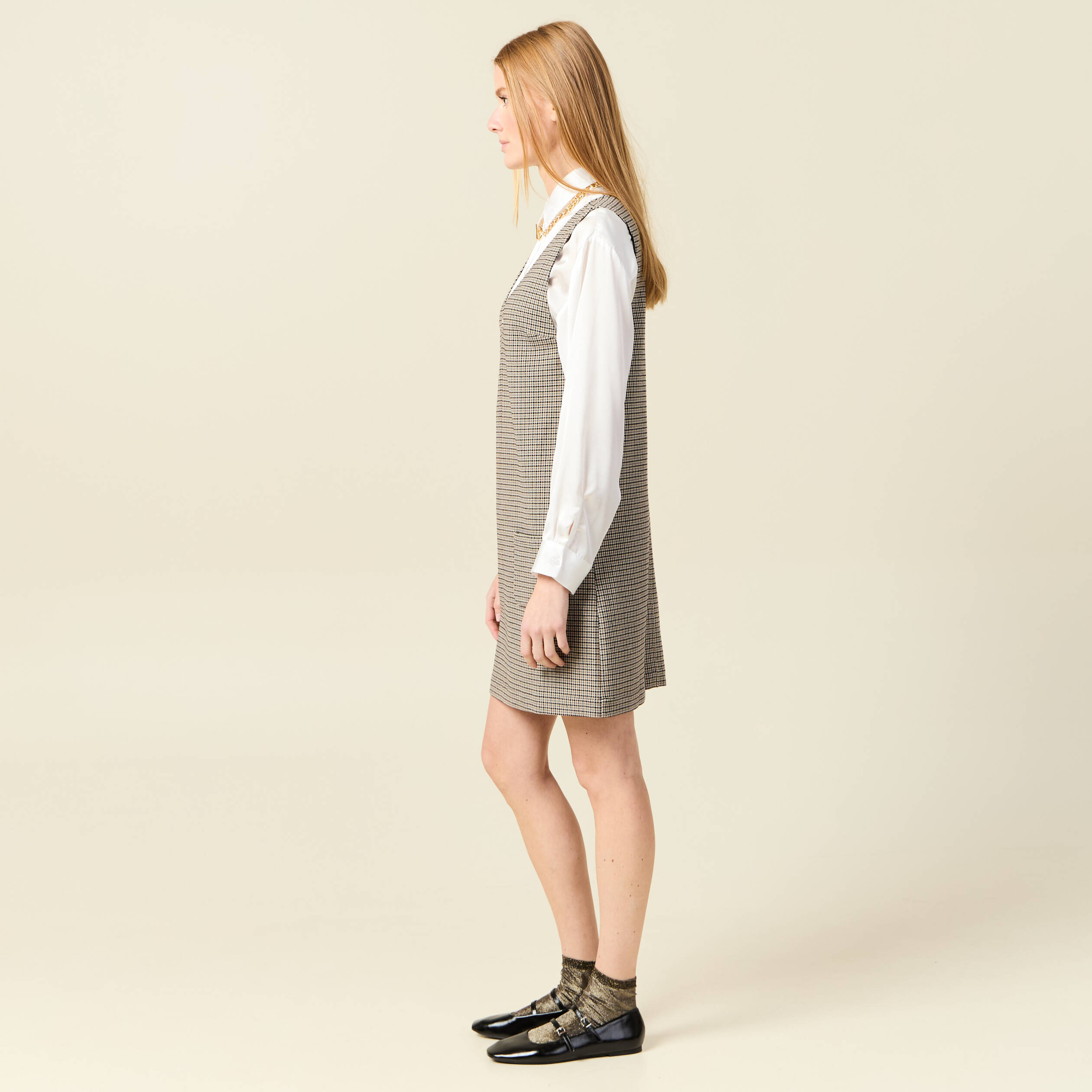Robe sans manches noir femme