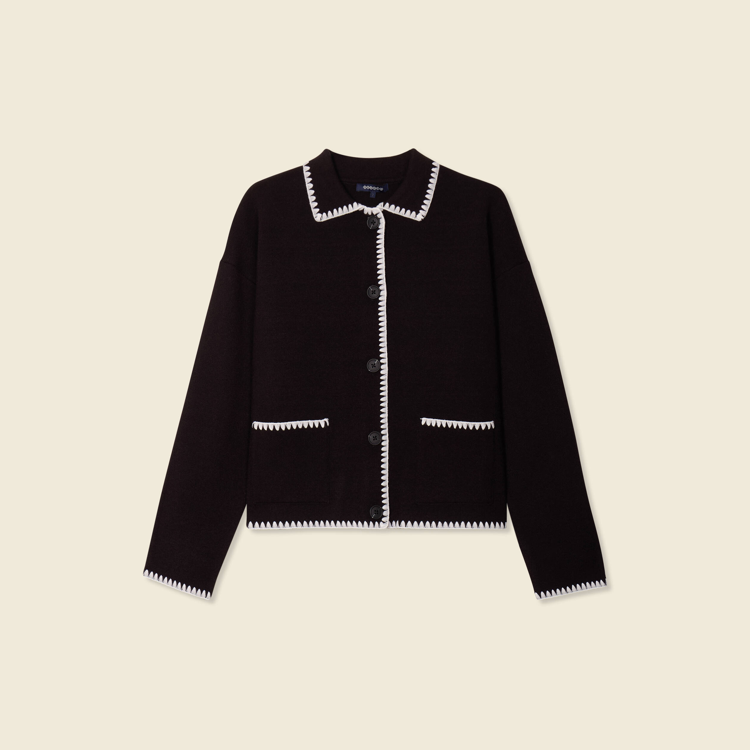 gilet manches longues noir femme Gilet manches longues noir femme