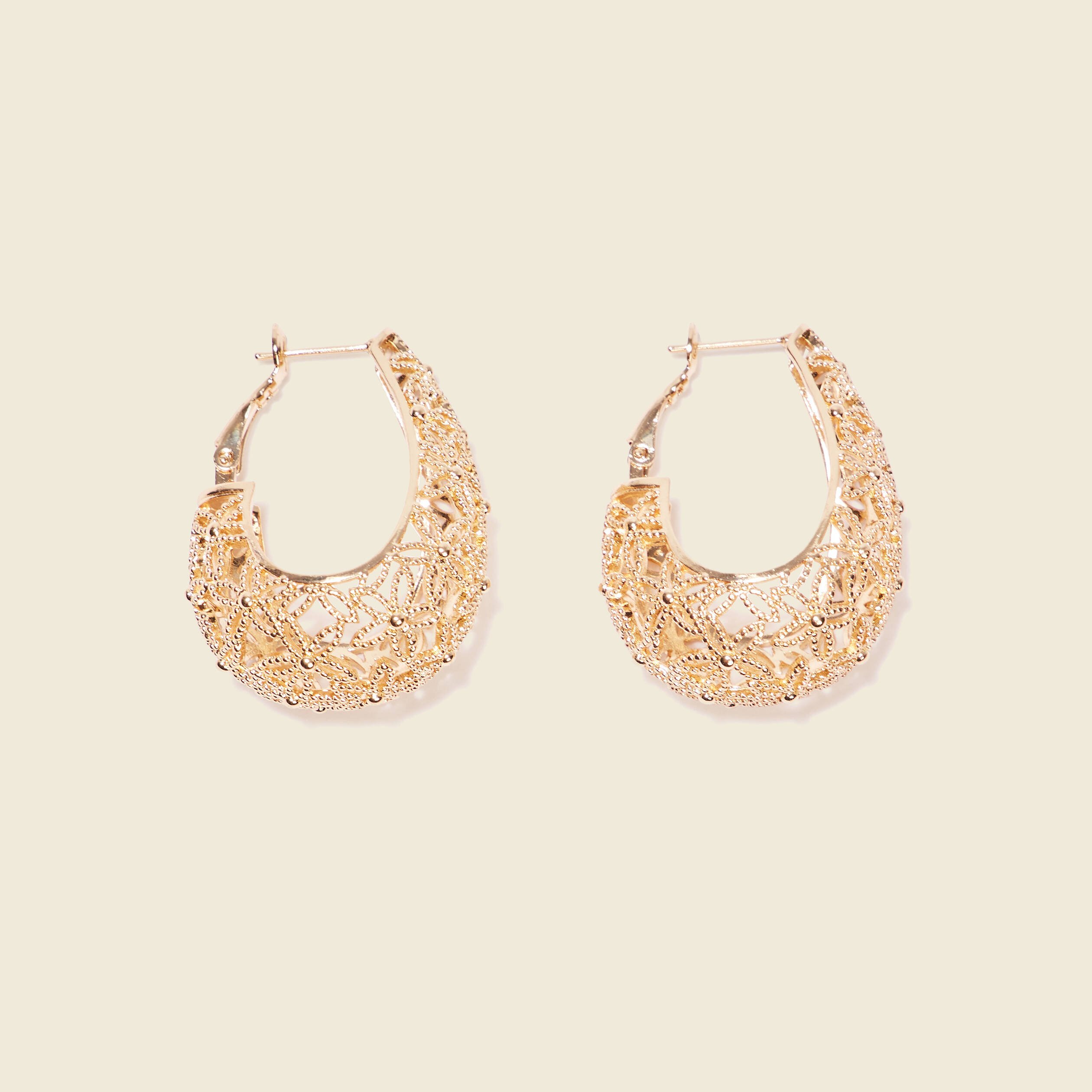 boucles doreilles creoles couleur or femme Boucles d'oreilles créoles couleur or femme