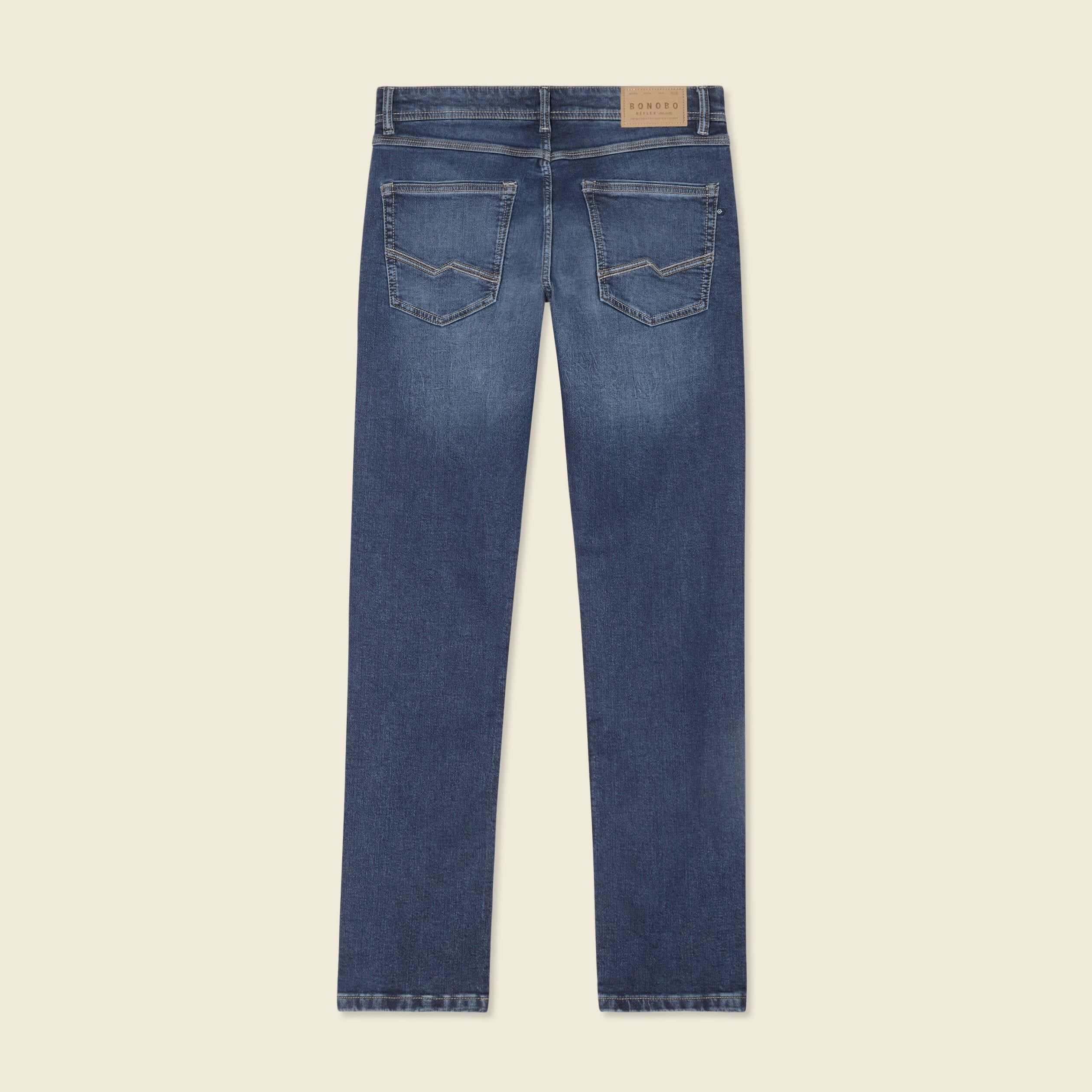 Jeans straight homme used L34 denim brut homme