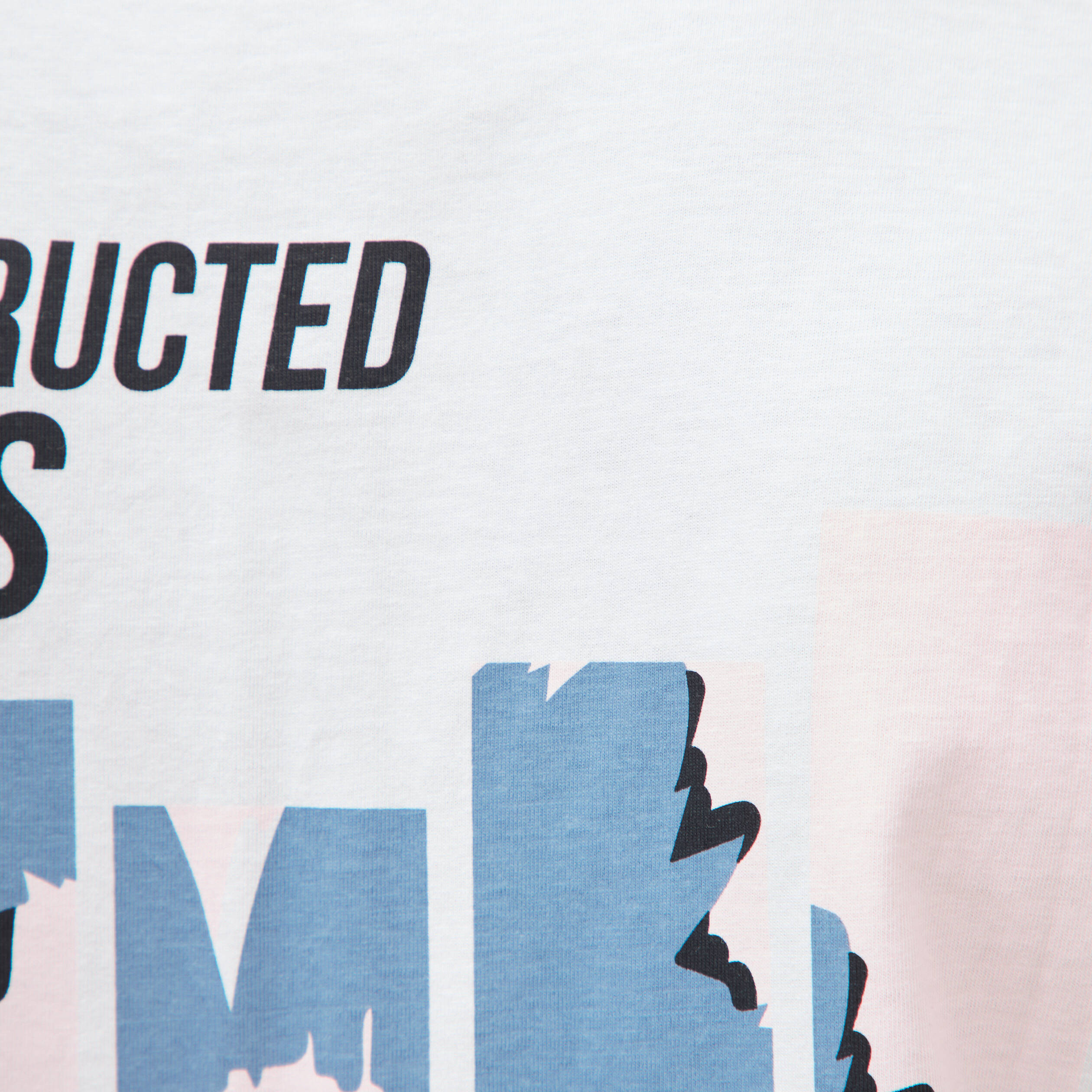T-shirt en coton manches courtes blanc homme