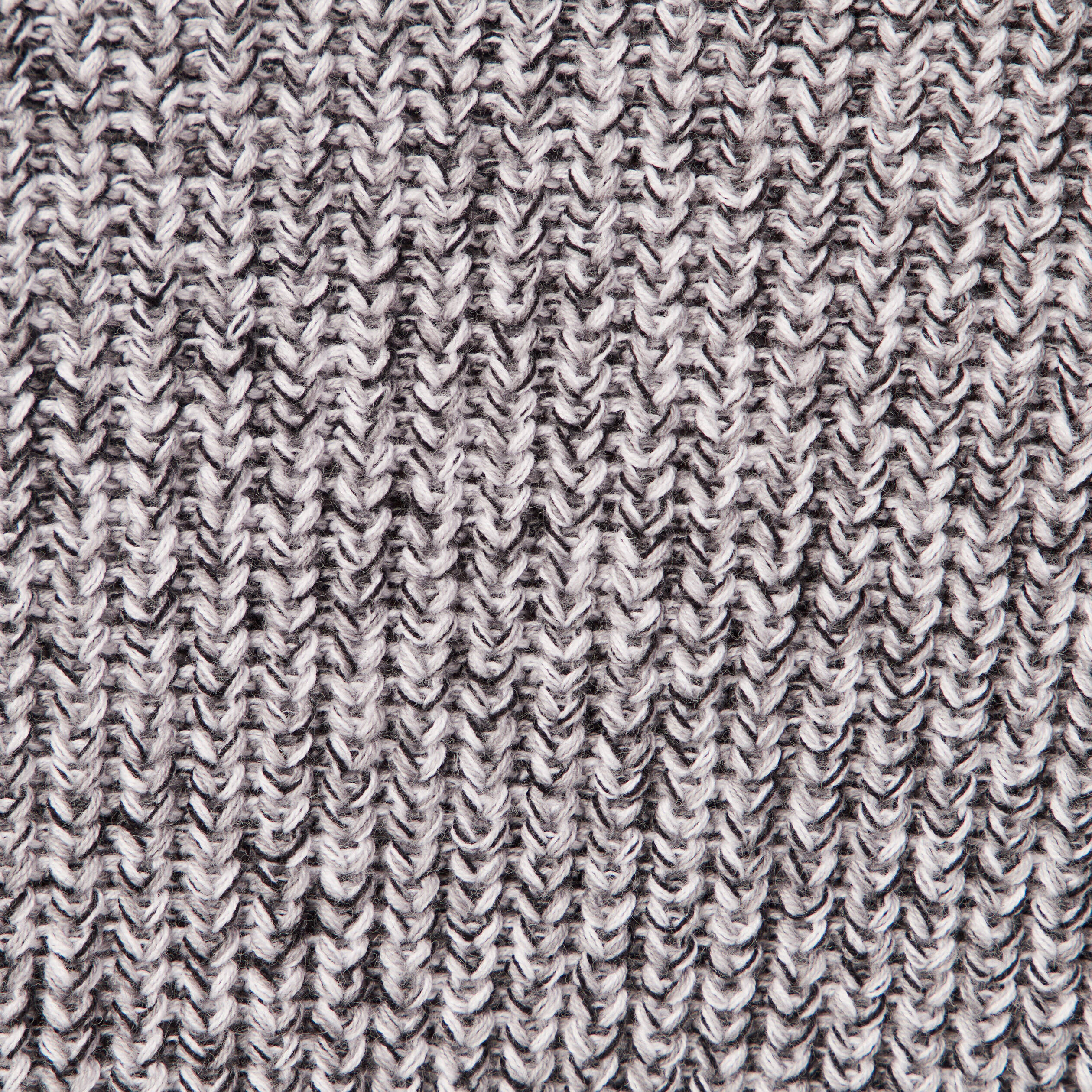 Pull manches longues gris fonc&eacute; homme