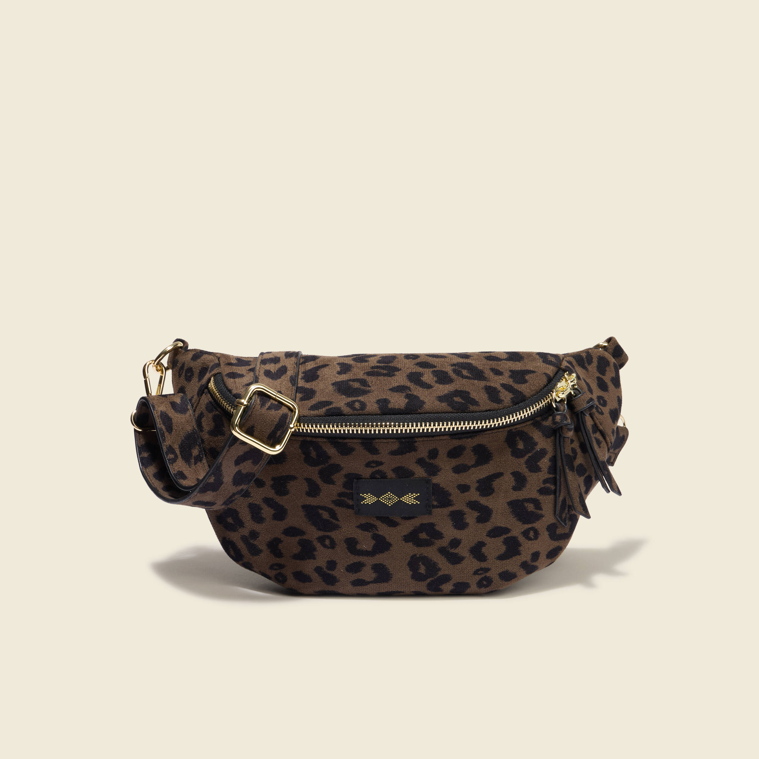 Sac banane vert kaki femme