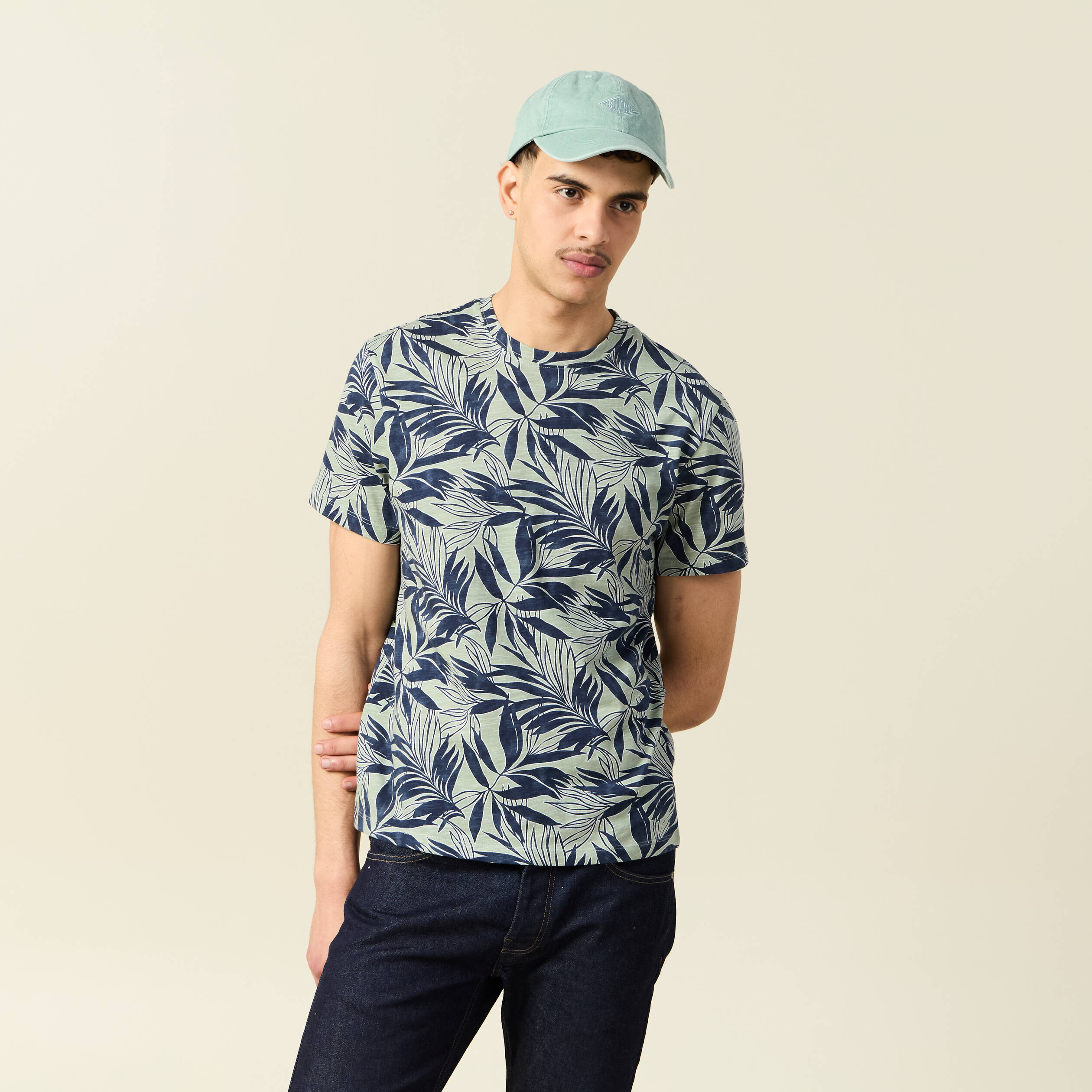 t shirt manches courtes vert homme T-shirt manches courtes vert homme