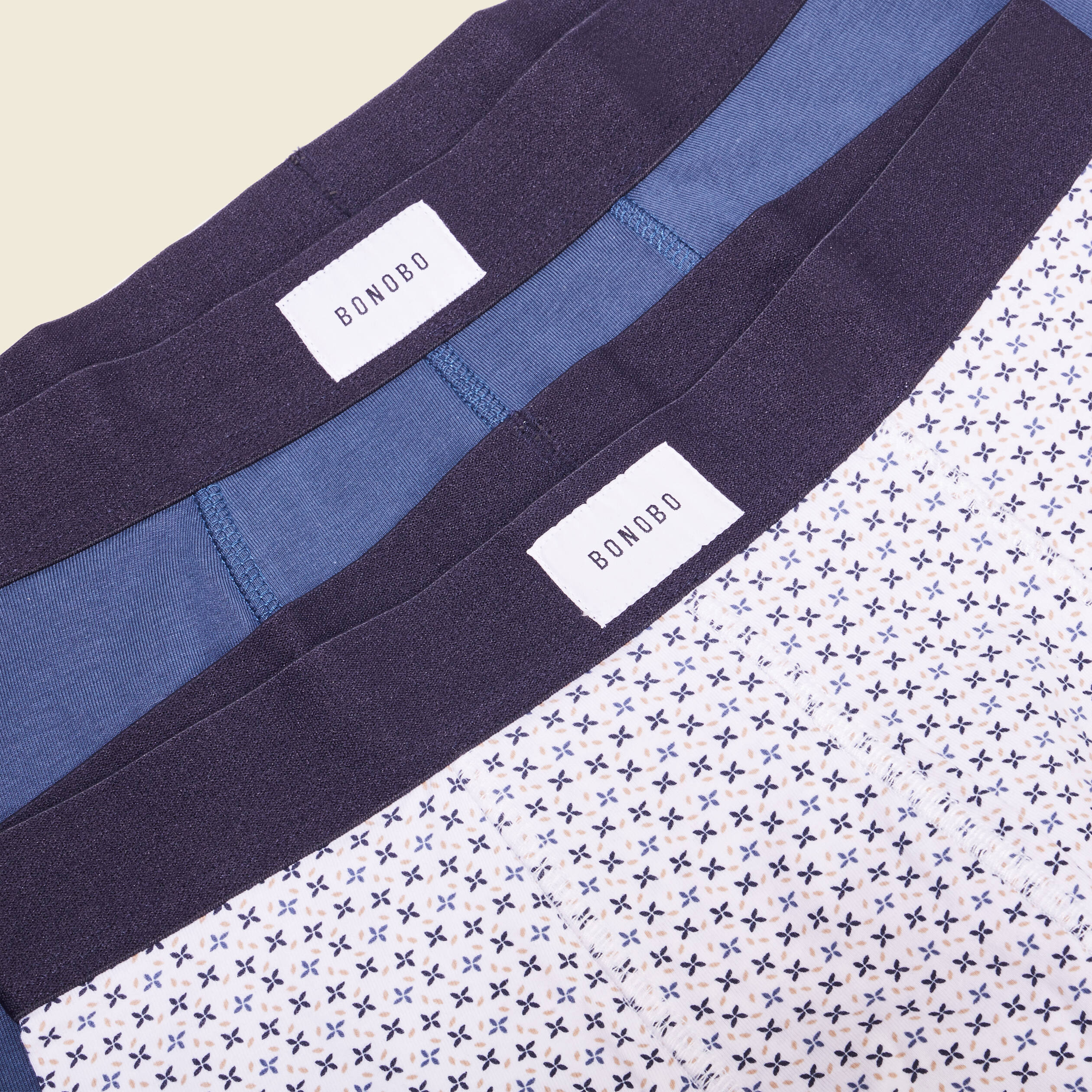 lot 2 boxers bleu fonce homme Lot 2 boxers bleu foncé homme