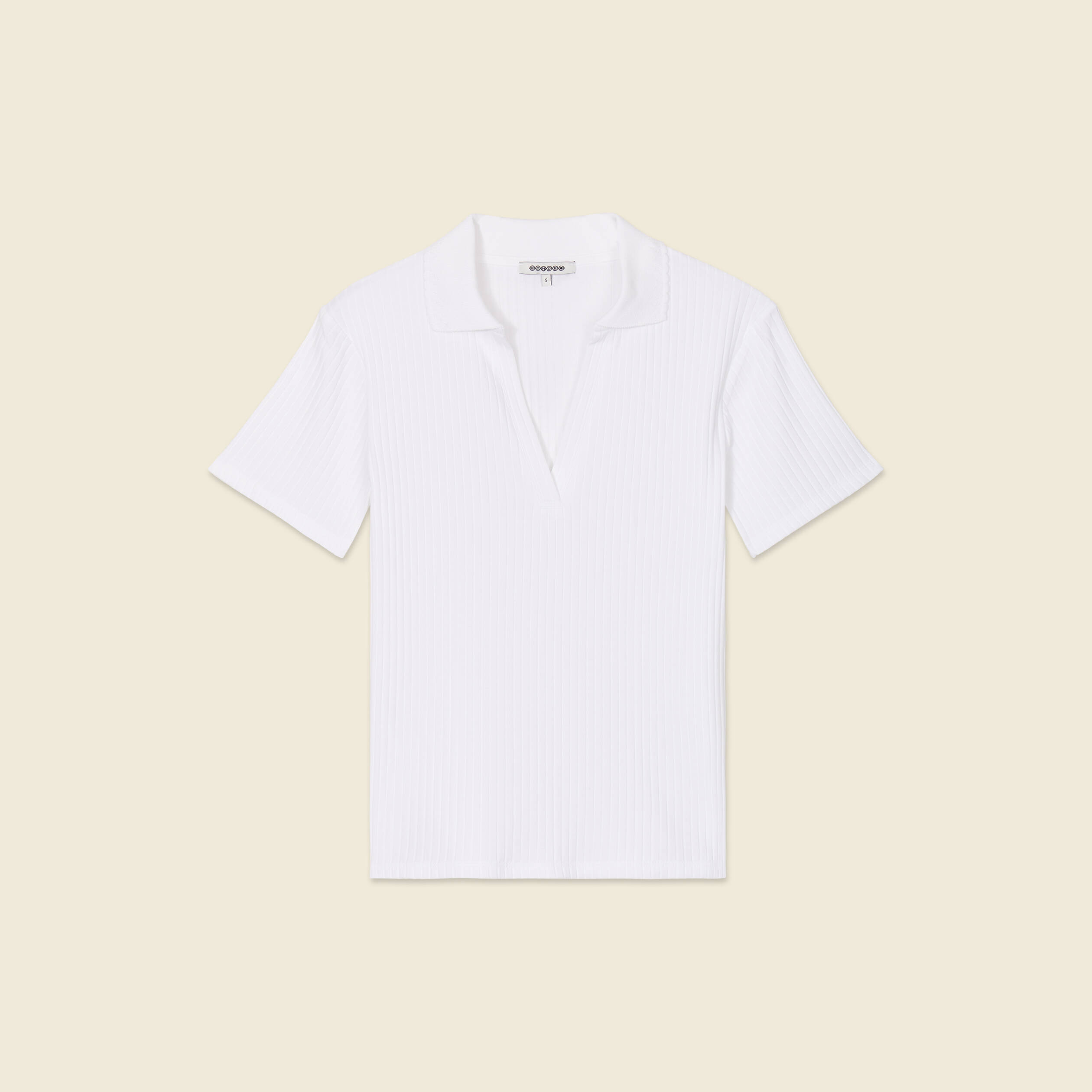 polo manches courtes blanc femme Polo manches courtes blanc femme