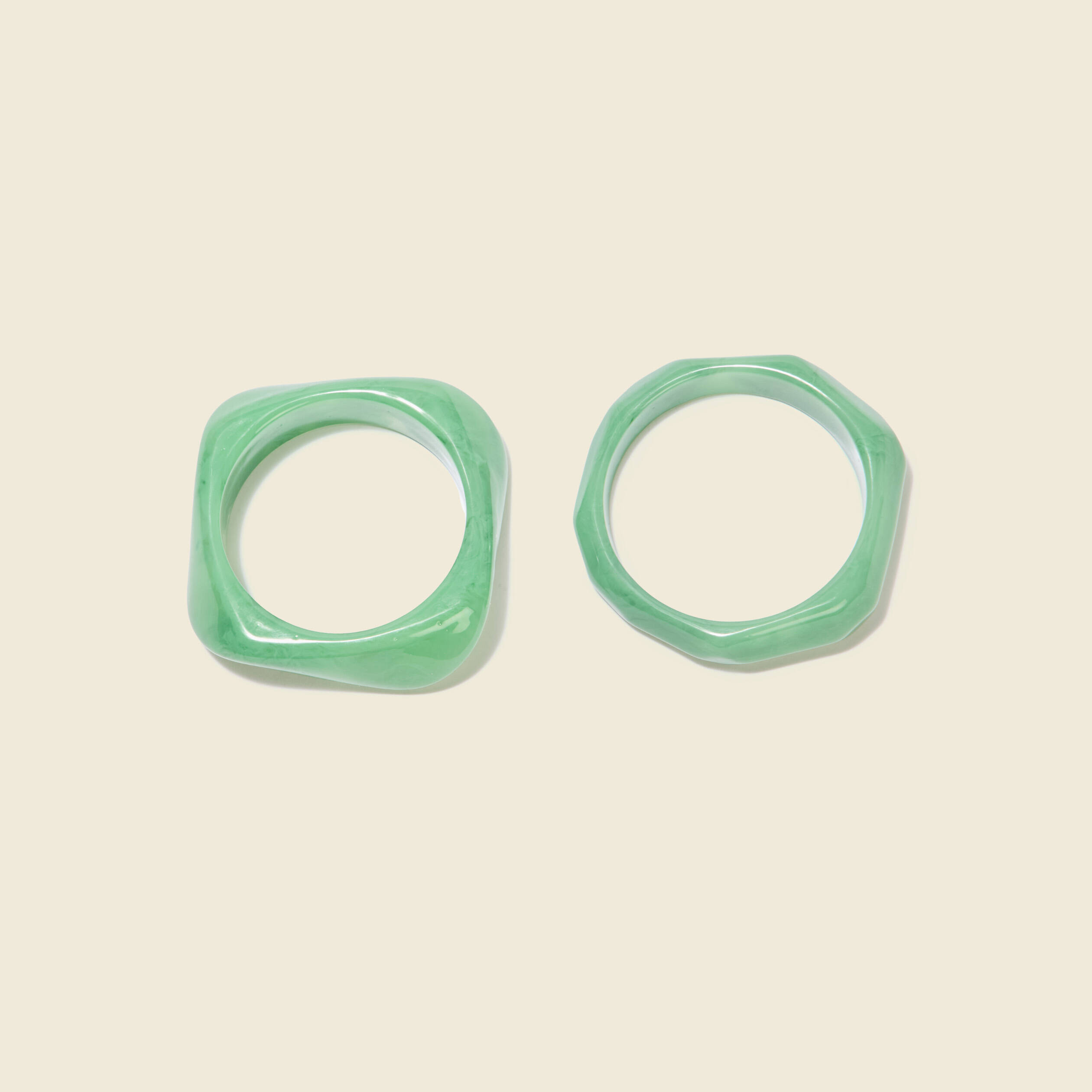 bracelet large vert pastel femme Bracelet large vert pastel femme