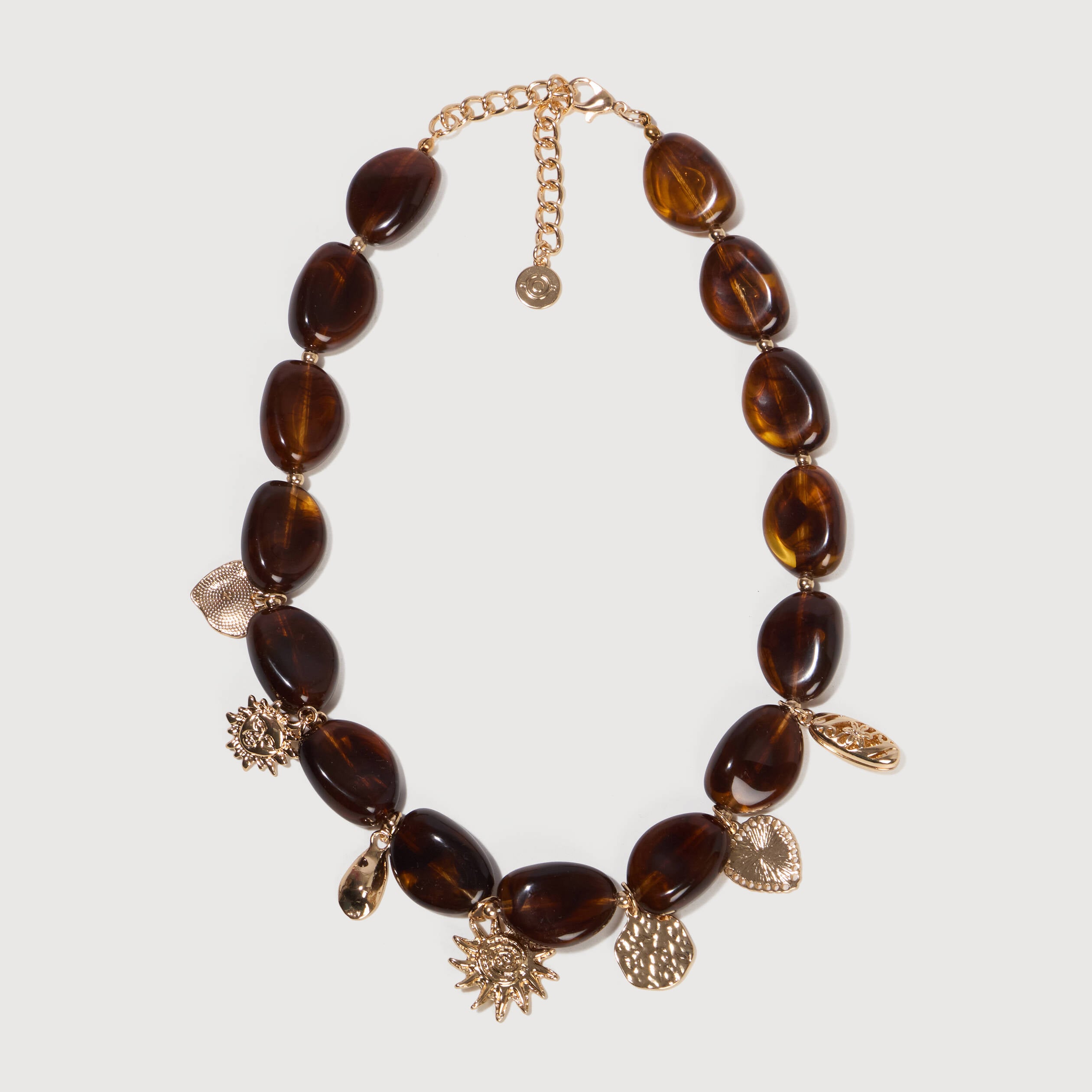 Collier camel femme