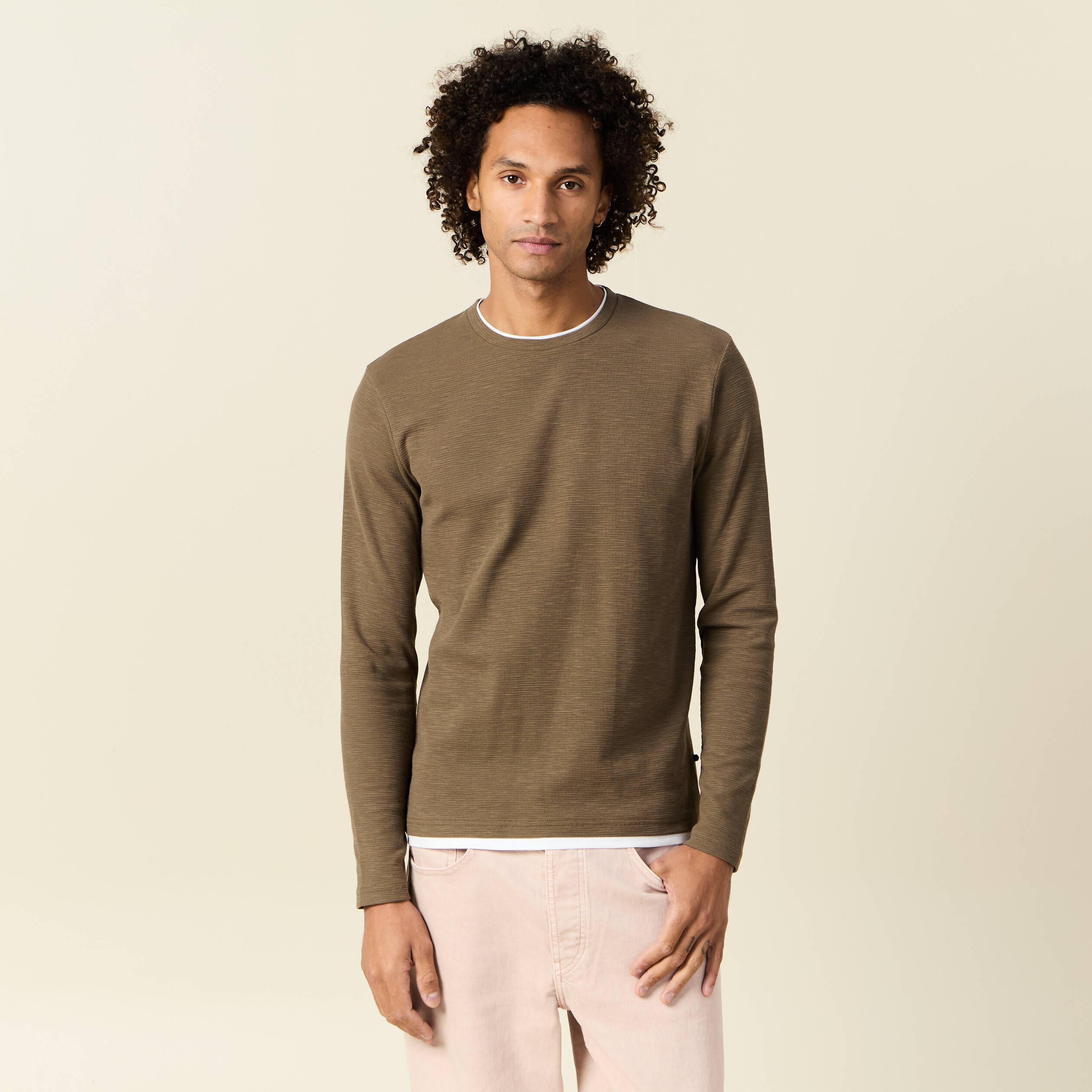 T shirt par dessus manche longue deals
