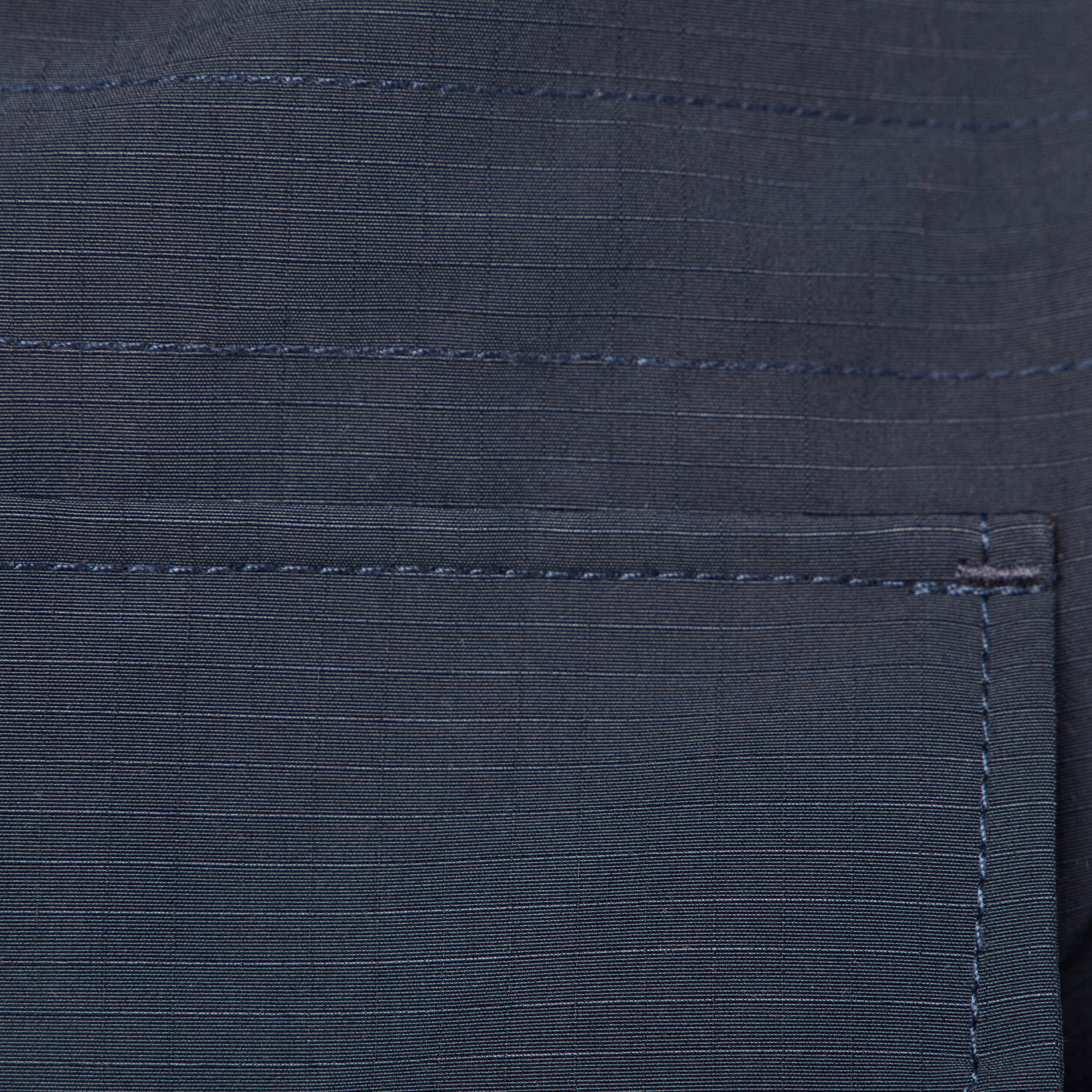 Parka droite à capuche bleu marine homme