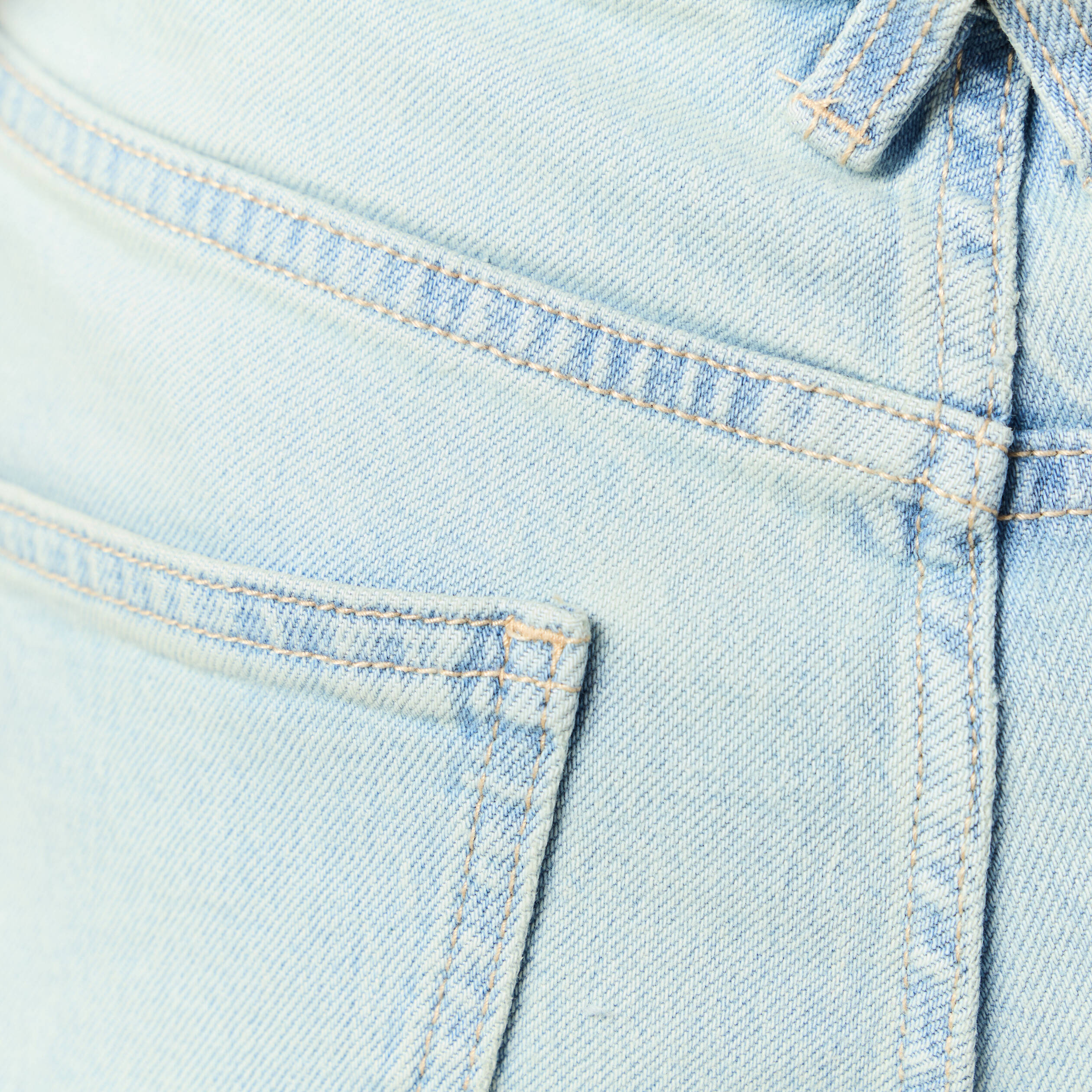 jeans droit 78eme denim baby bleu femme Jeans droit 7/8ème denim baby bleu femme