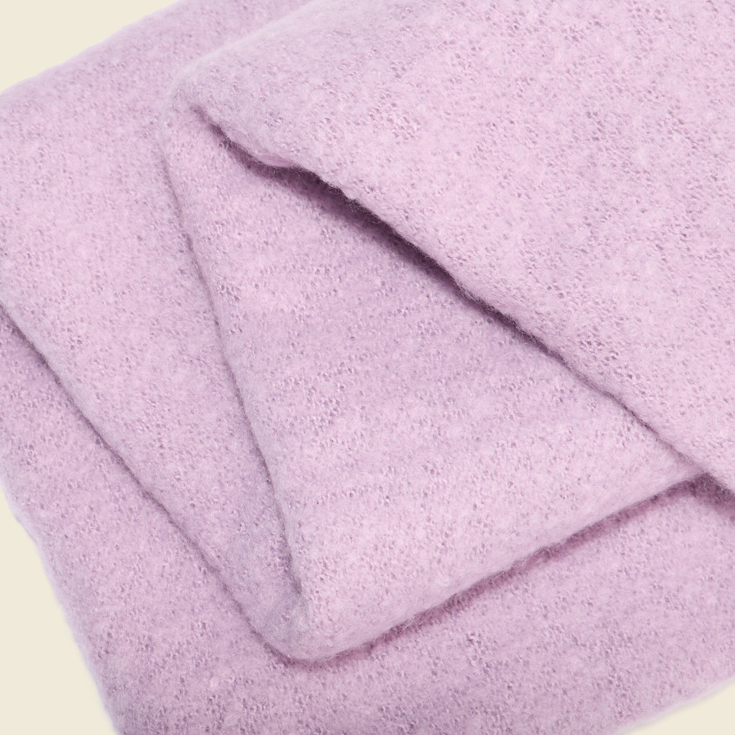 &Eacute;charpe maille duveteuse mauve femme