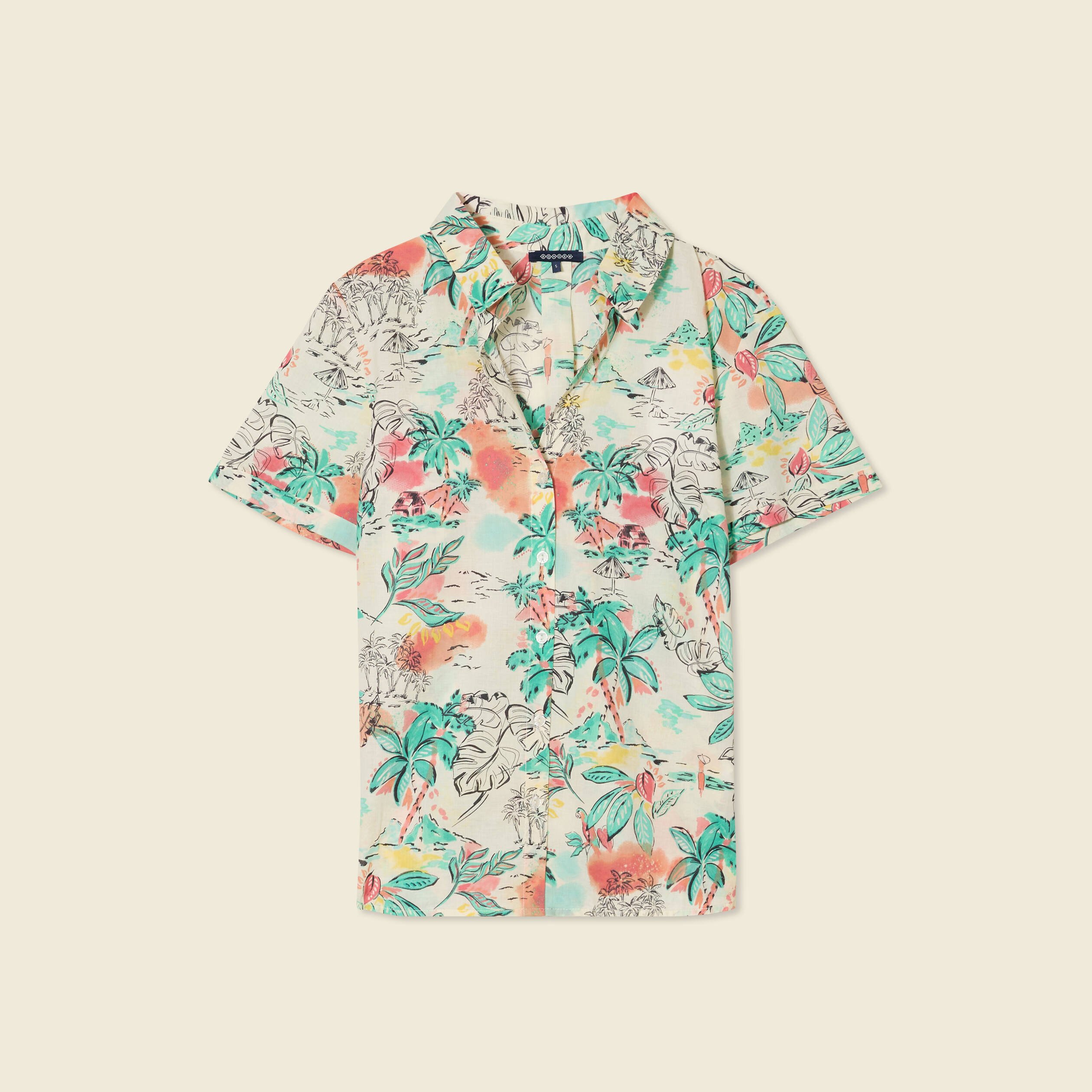 chemise manches courtes blanc femme Chemise manches courtes blanc femme