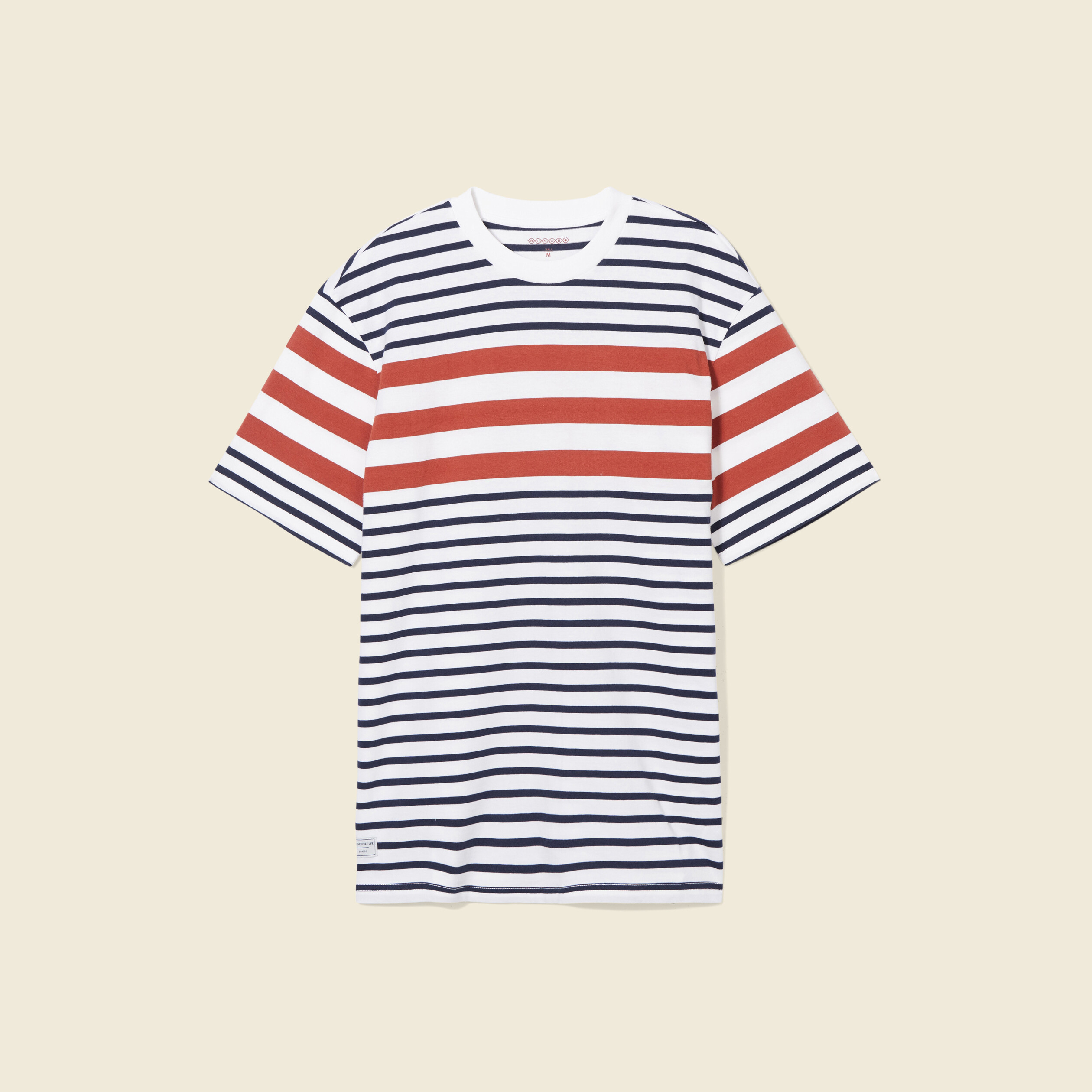 t shirt manches courtes ecru homme T-shirt manches courtes ecru homme