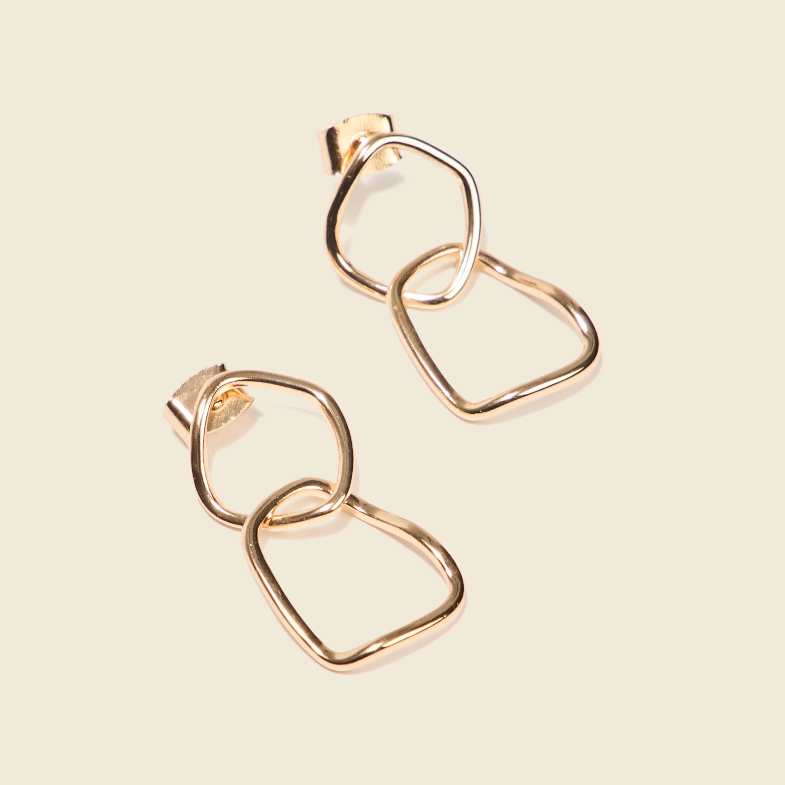 boucles doreilles pendantes couleur or femme Boucles d'oreilles pendantes couleur or femme