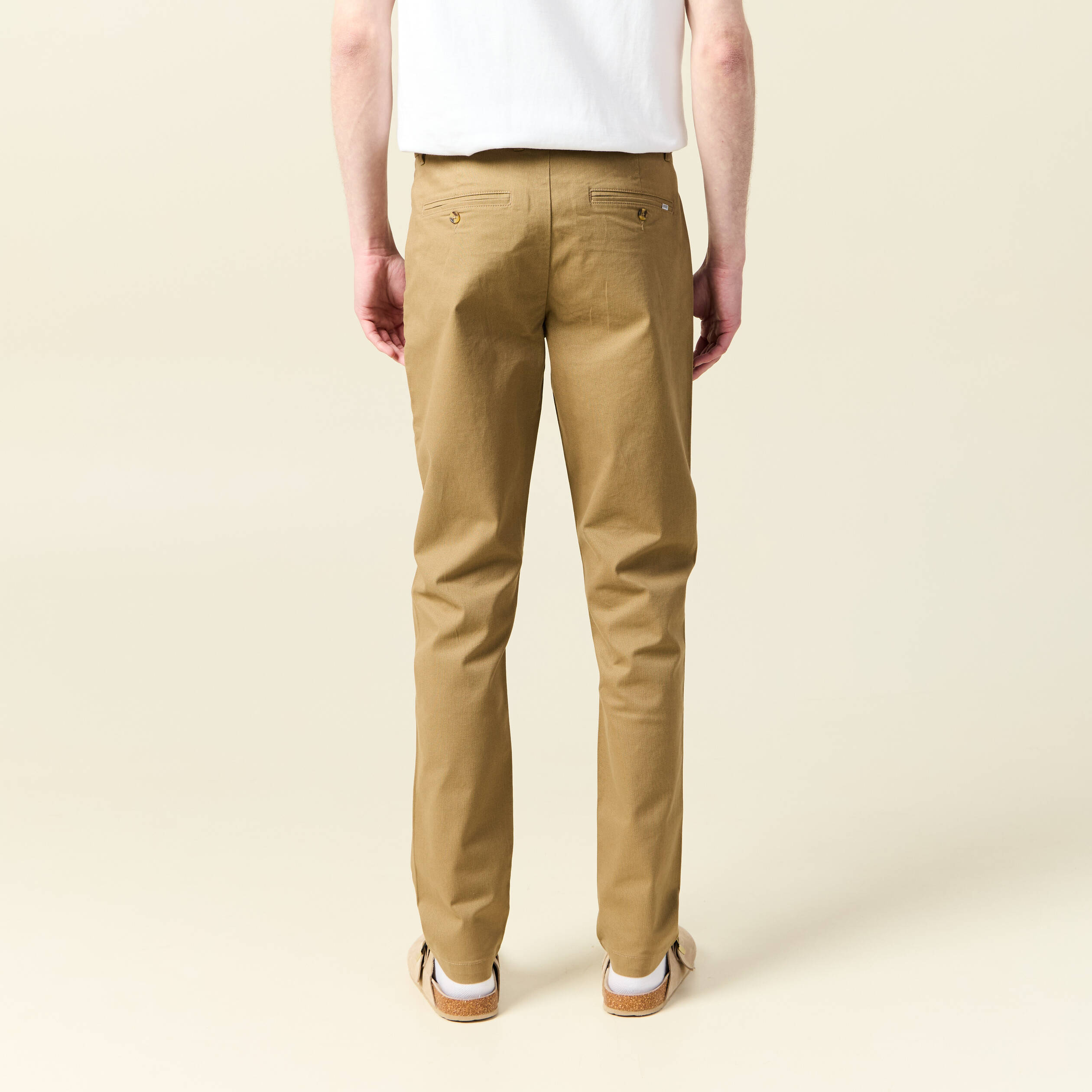 pantalon chino slim vert kaki homme Pantalon chino slim vert kaki homme